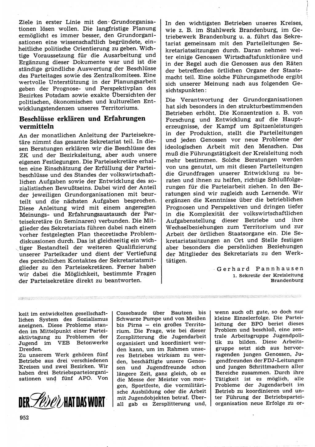 Neuer Weg (NW), Organ des Zentralkomitees (ZK) der SED (Sozialistische Einheitspartei Deutschlands) für Fragen des Parteilebens, 23. Jahrgang [Deutsche Demokratische Republik (DDR)] 1968, Seite 936 (NW ZK SED DDR 1968, S. 936)