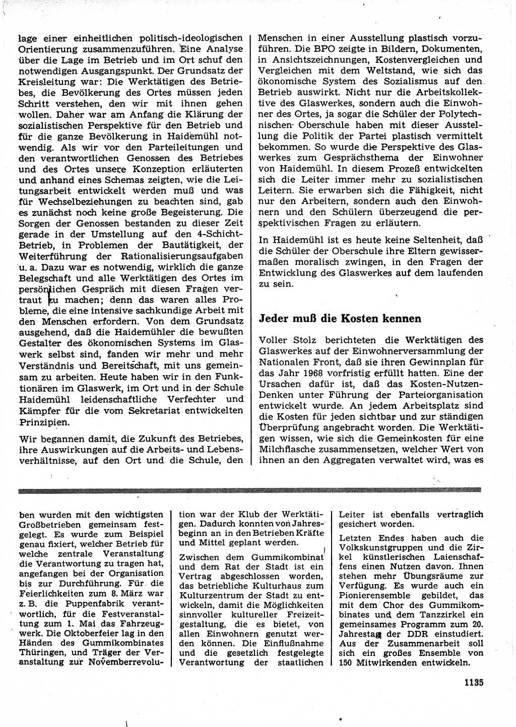 Neuer Weg (NW), Organ des Zentralkomitees (ZK) der SED (Sozialistische Einheitspartei Deutschlands) für Fragen des Parteilebens, 23. Jahrgang [Deutsche Demokratische Republik (DDR)] 1968, Seite 1119 (NW ZK SED DDR 1968, S. 1119)