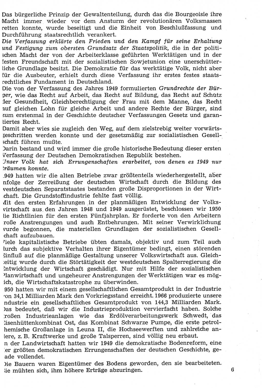 Staat und Recht (StuR), 17. Jahrgang [Deutsche Demokratische Republik (DDR)] 1968, Seite 6 (StuR DDR 1968, S. 6)