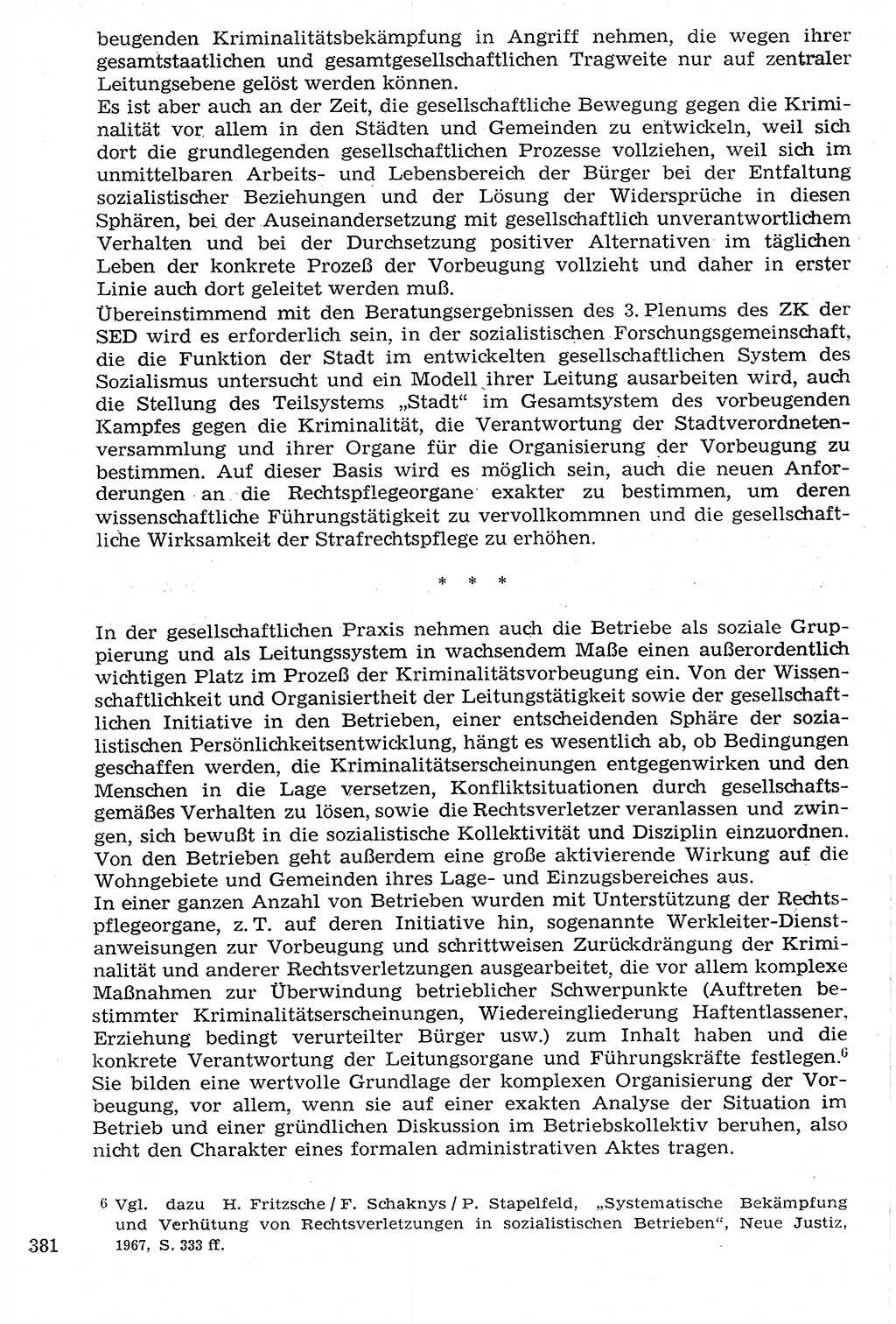 Staat und Recht (StuR), 17. Jahrgang [Deutsche Demokratische Republik (DDR)] 1968, Seite 381 (StuR DDR 1968, S. 381)