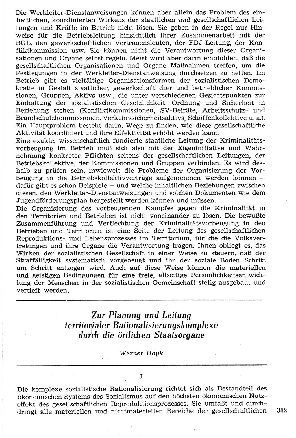 Staat und Recht (StuR), 17. Jahrgang [Deutsche Demokratische Republik (DDR)] 1968, Seite 382 (StuR DDR 1968, S. 382)