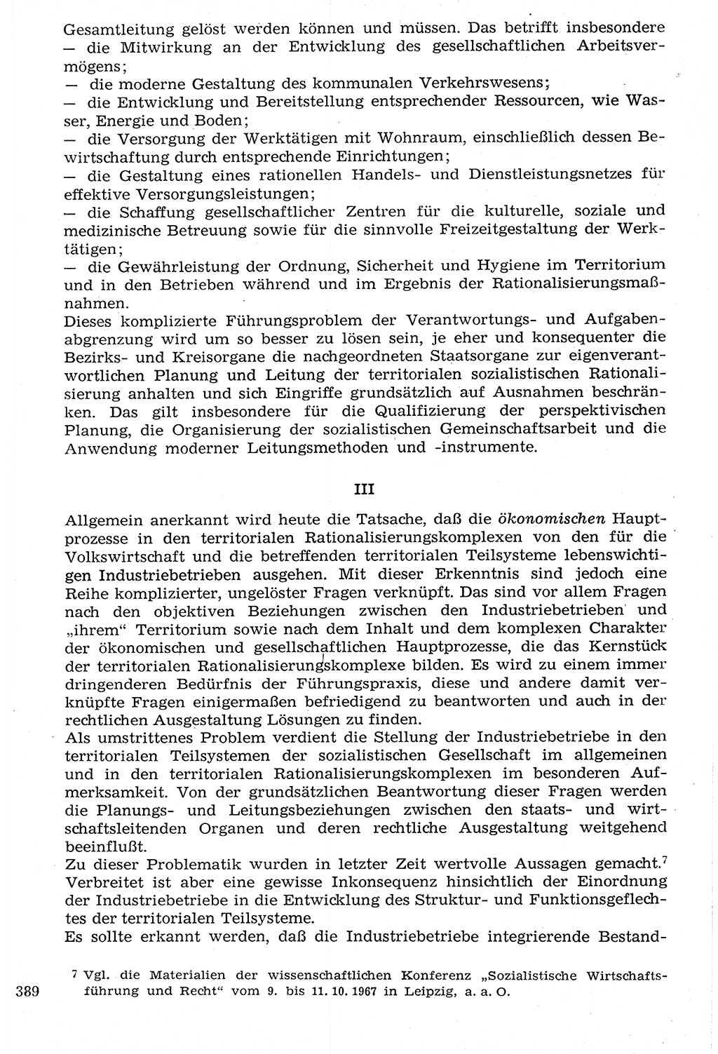 Staat und Recht (StuR), 17. Jahrgang [Deutsche Demokratische Republik (DDR)] 1968, Seite 389 (StuR DDR 1968, S. 389)