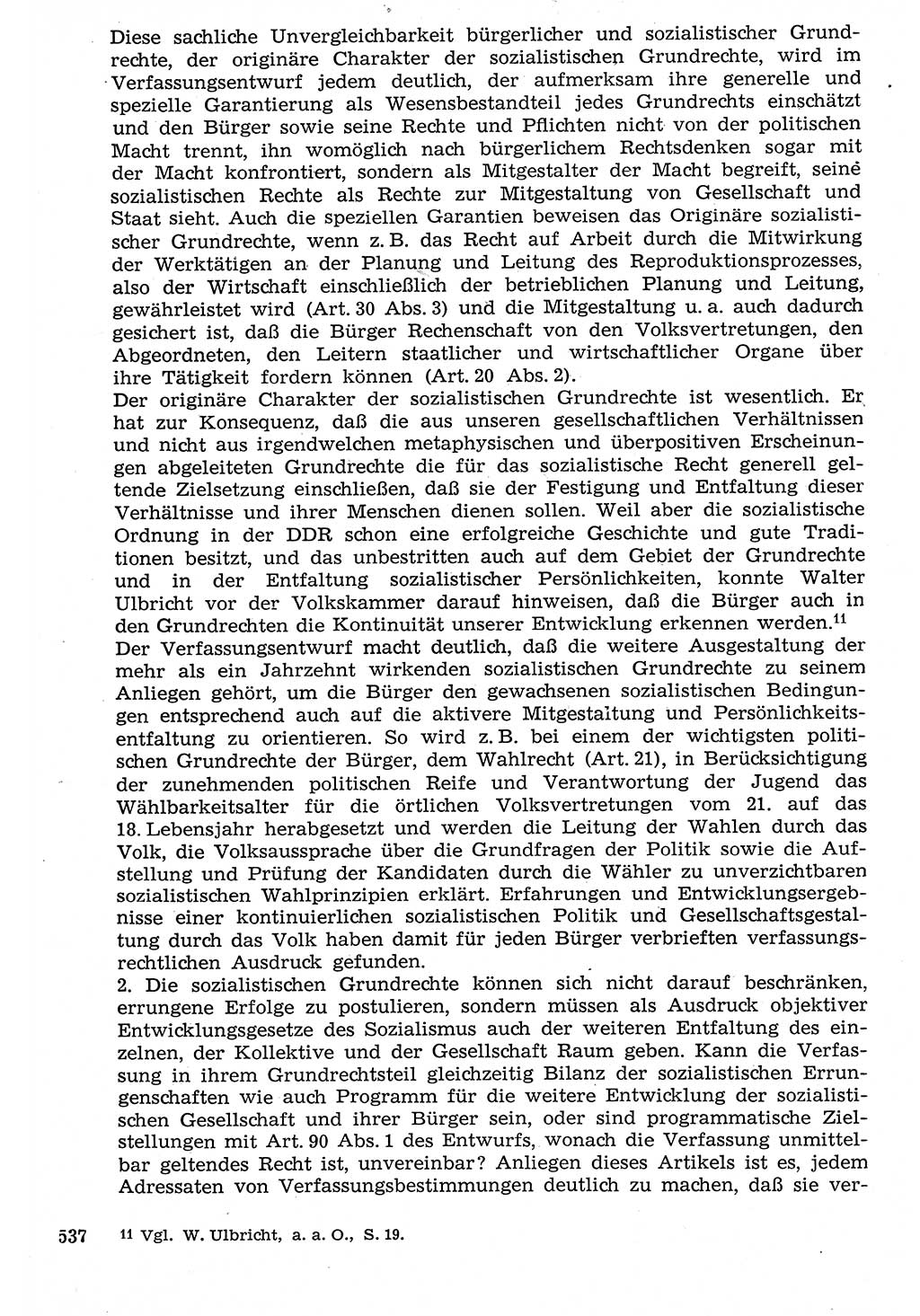 Staat und Recht (StuR), 17. Jahrgang [Deutsche Demokratische Republik (DDR)] 1968, Seite 537 (StuR DDR 1968, S. 537)