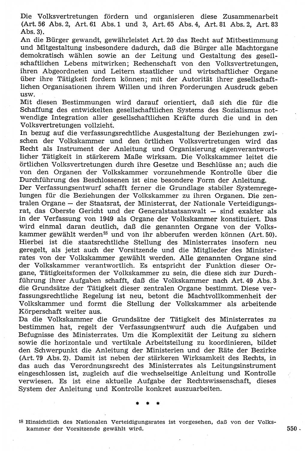 Staat und Recht (StuR), 17. Jahrgang [Deutsche Demokratische Republik (DDR)] 1968, Seite 550 (StuR DDR 1968, S. 550)