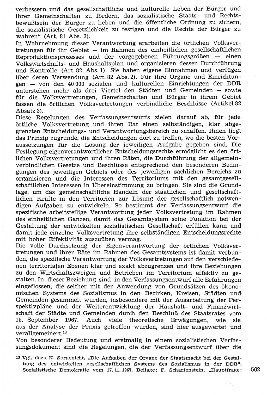 Staat und Recht (StuR), 17. Jahrgang [Deutsche Demokratische Republik (DDR)] 1968, Seite 562 (StuR DDR 1968, S. 562)