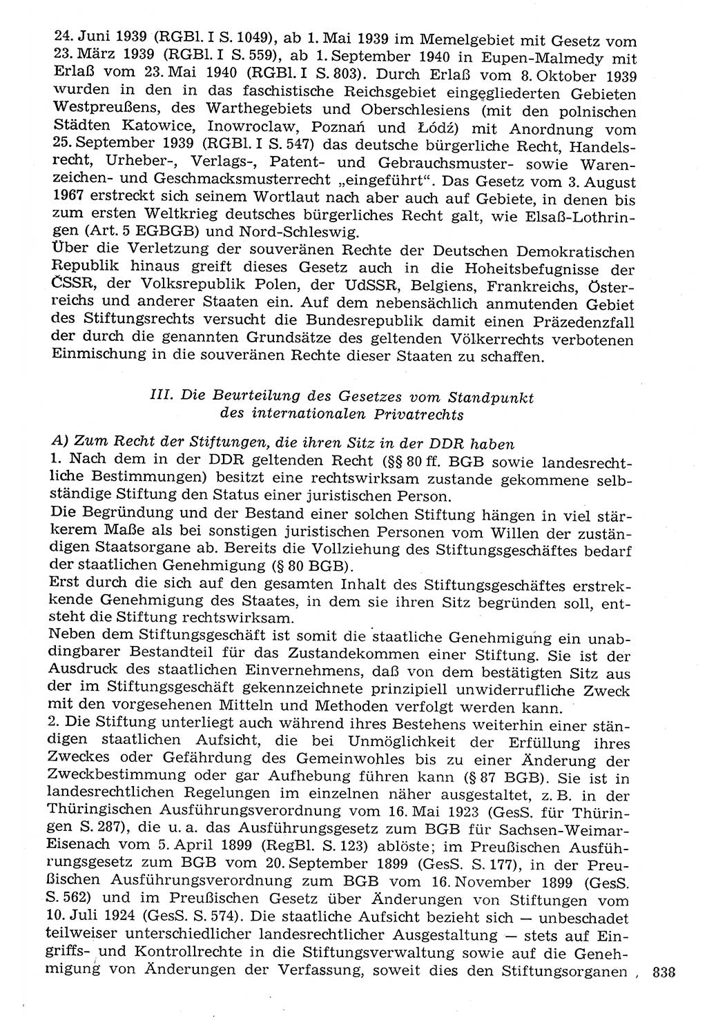 Staat und Recht (StuR), 17. Jahrgang [Deutsche Demokratische Republik (DDR)] 1968, Seite 838 (StuR DDR 1968, S. 838)