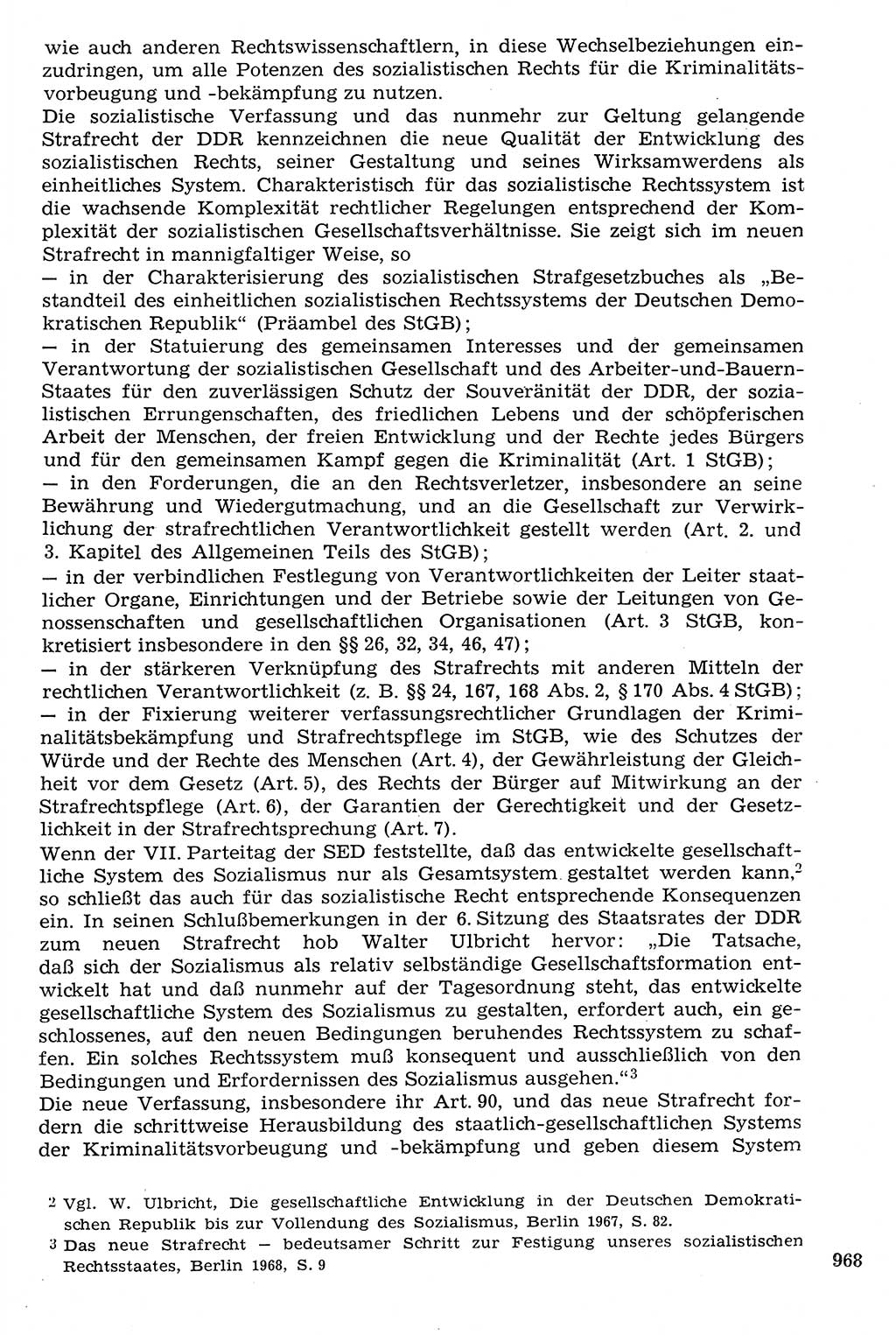 Staat und Recht (StuR), 17. Jahrgang [Deutsche Demokratische Republik (DDR)] 1968, Seite 968 (StuR DDR 1968, S. 968)