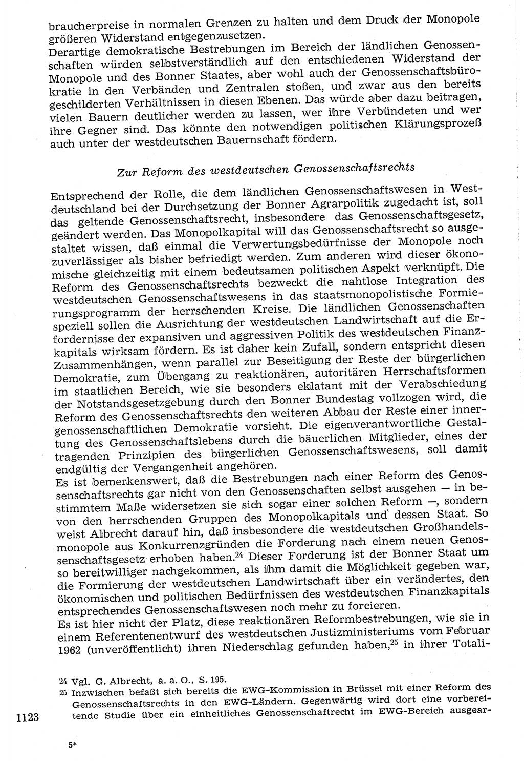 Staat und Recht (StuR), 17. Jahrgang [Deutsche Demokratische Republik (DDR)] 1968, Seite 1123 (StuR DDR 1968, S. 1123)