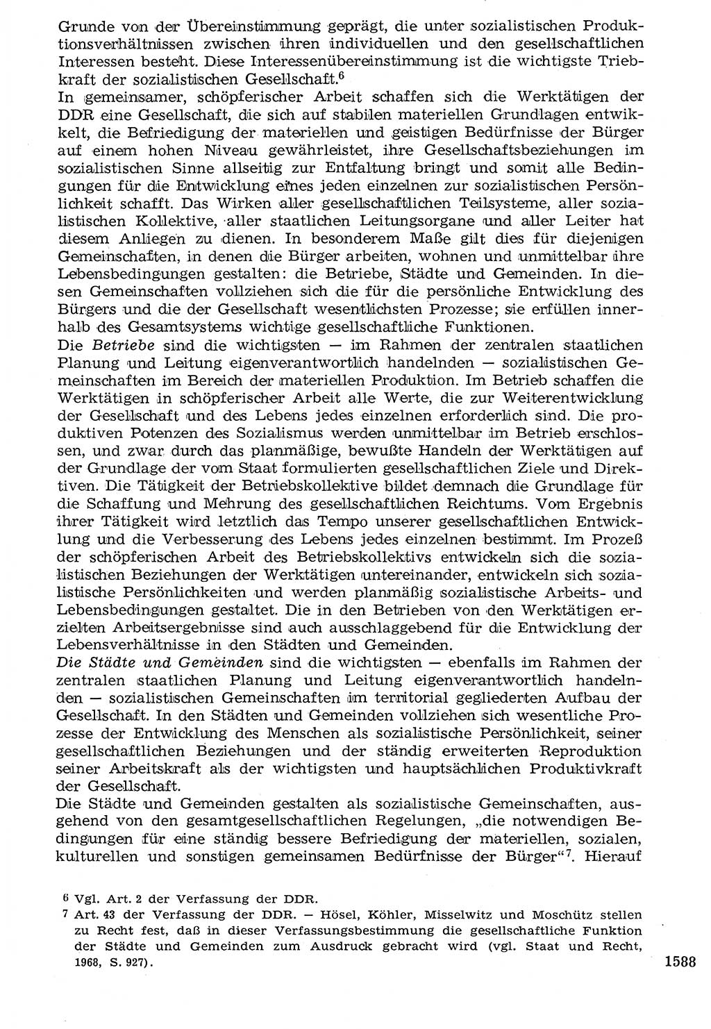 Staat und Recht (StuR), 17. Jahrgang [Deutsche Demokratische Republik (DDR)] 1968, Seite 1588 (StuR DDR 1968, S. 1588)