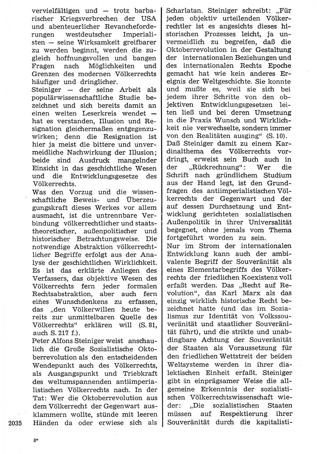 Staat und Recht (StuR), 17. Jahrgang [Deutsche Demokratische Republik (DDR)] 1968, Seite 2035 (StuR DDR 1968, S. 2035)