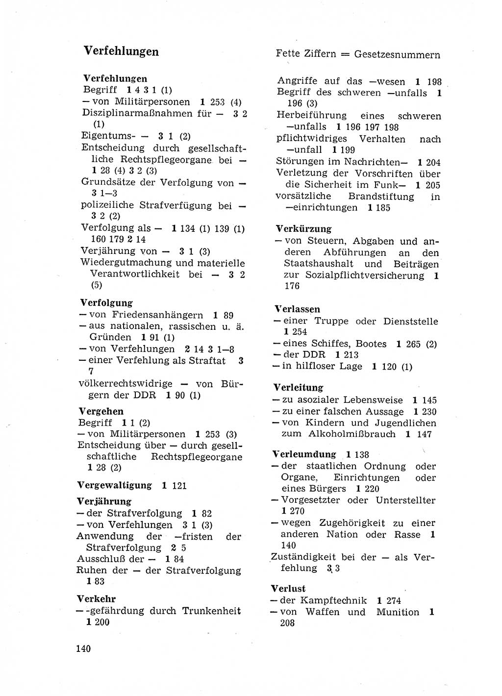 Strafgesetzbuch (StGB) der Deutschen Demokratischen Republik (DDR) 1968, Seite 140 (StGB DDR 1968, S. 140)