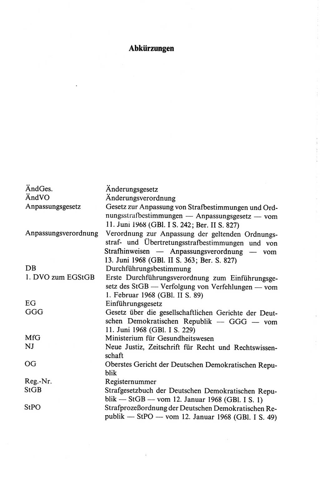 Strafgesetzbuch (StGB) der Deutschen Demokratischen Republik (DDR) und angrenzende Gesetze und Bestimmungen 1968, Seite 23 (StGB Ges. Best. DDR 1968, S. 23)