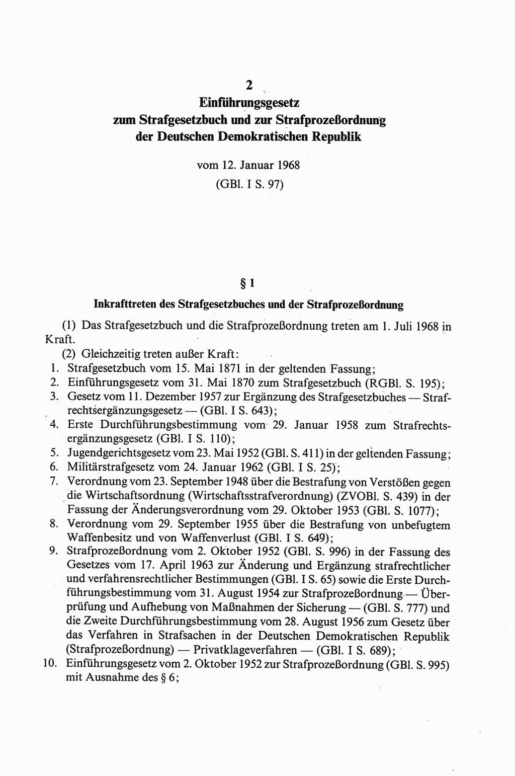 Strafgesetzbuch (StGB) der Deutschen Demokratischen Republik (DDR) und angrenzende Gesetze und Bestimmungen 1968, Seite 127 (StGB Ges. Best. DDR 1968, S. 127)