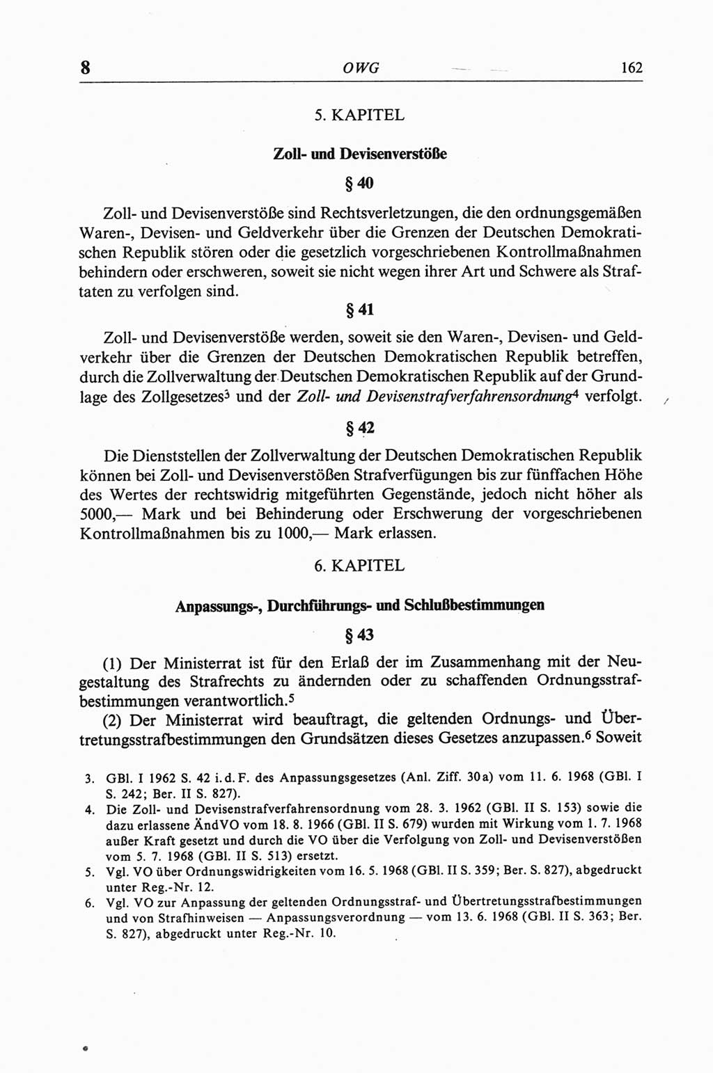 Strafgesetzbuch (StGB) der Deutschen Demokratischen Republik (DDR) und angrenzende Gesetze und Bestimmungen 1968, Seite 162 (StGB Ges. Best. DDR 1968, S. 162)