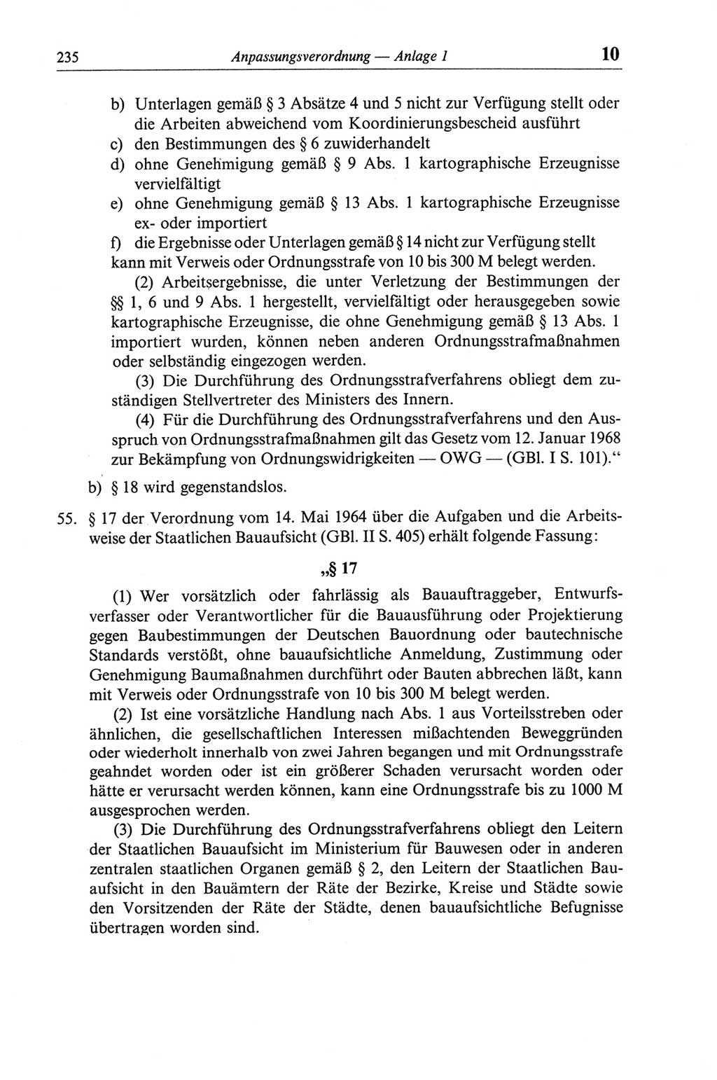 Strafgesetzbuch (StGB) der Deutschen Demokratischen Republik (DDR) und angrenzende Gesetze und Bestimmungen 1968, Seite 235 (StGB Ges. Best. DDR 1968, S. 235)