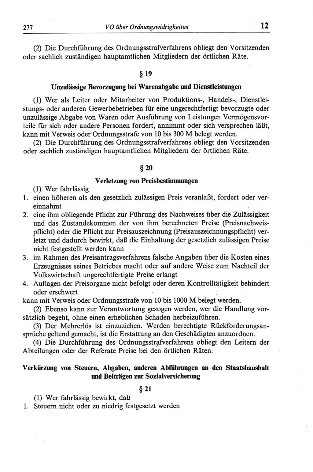 Strafgesetzbuch (StGB) der Deutschen Demokratischen Republik (DDR) und angrenzende Gesetze und Bestimmungen 1968, Seite 277 (StGB Ges. Best. DDR 1968, S. 277)