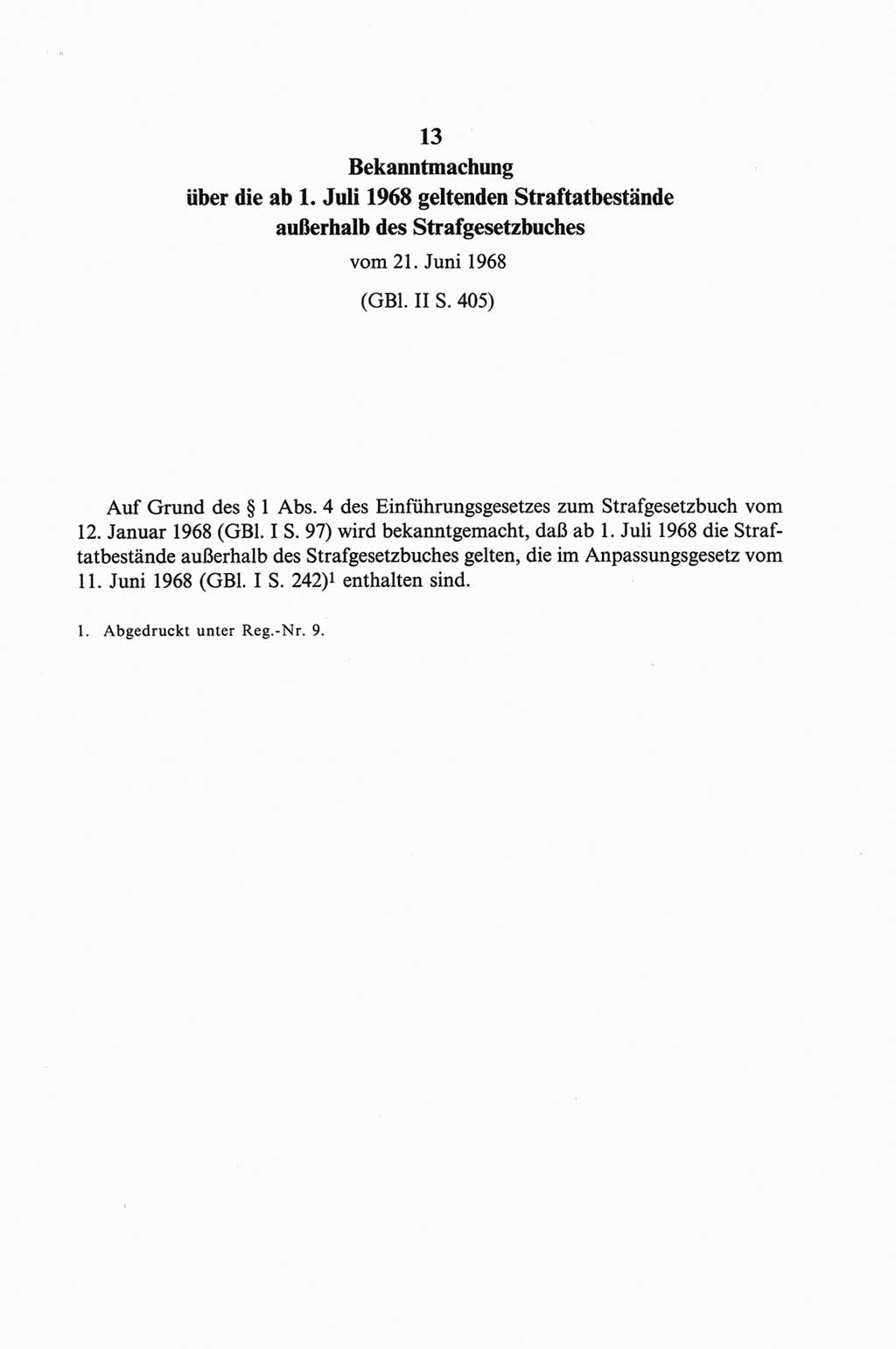 Strafgesetzbuch (StGB) der Deutschen Demokratischen Republik (DDR) und angrenzende Gesetze und Bestimmungen 1968, Seite 281 (StGB Ges. Best. DDR 1968, S. 281)