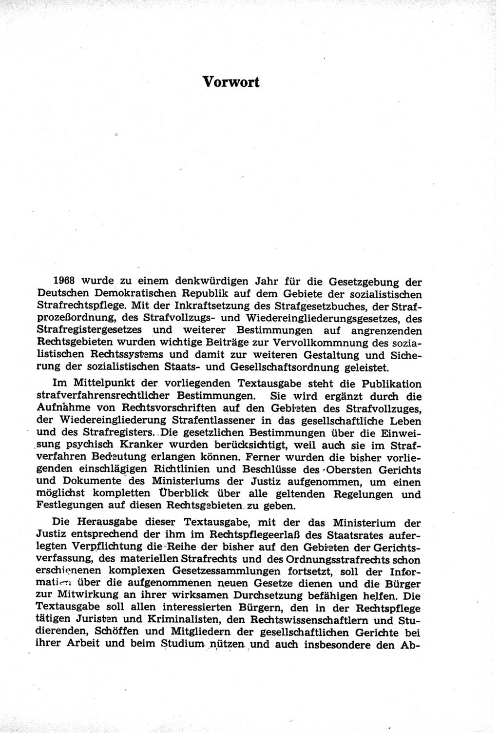 StrafprozeÃŸordnung (StPO) der Deutschen Demokratischen Republik (DDR) und angrenzende Gesetze und Bestimmungen 1968, Seite 5 (StPO Ges. Bstgn. DDR 1968, S. 5)