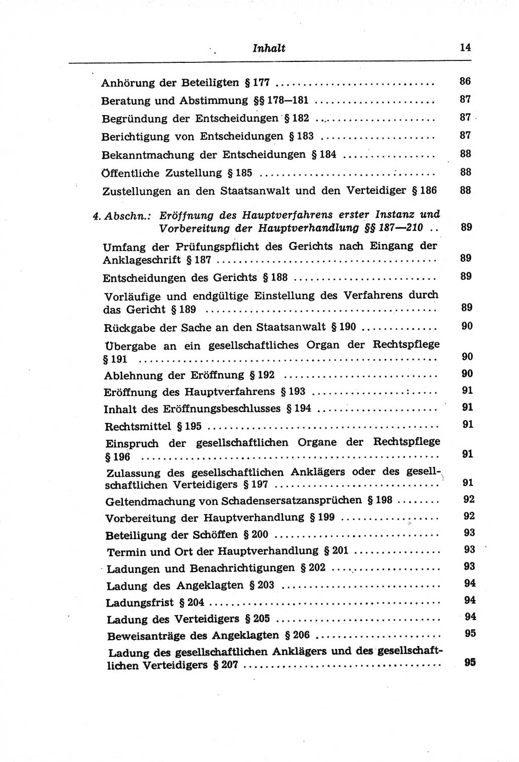 Strafprozeßordnung (StPO) der Deutschen Demokratischen Republik (DDR) und angrenzende Gesetze und Bestimmungen 1968, Seite 14 (StPO Ges. Bstgn. DDR 1968, S. 14)