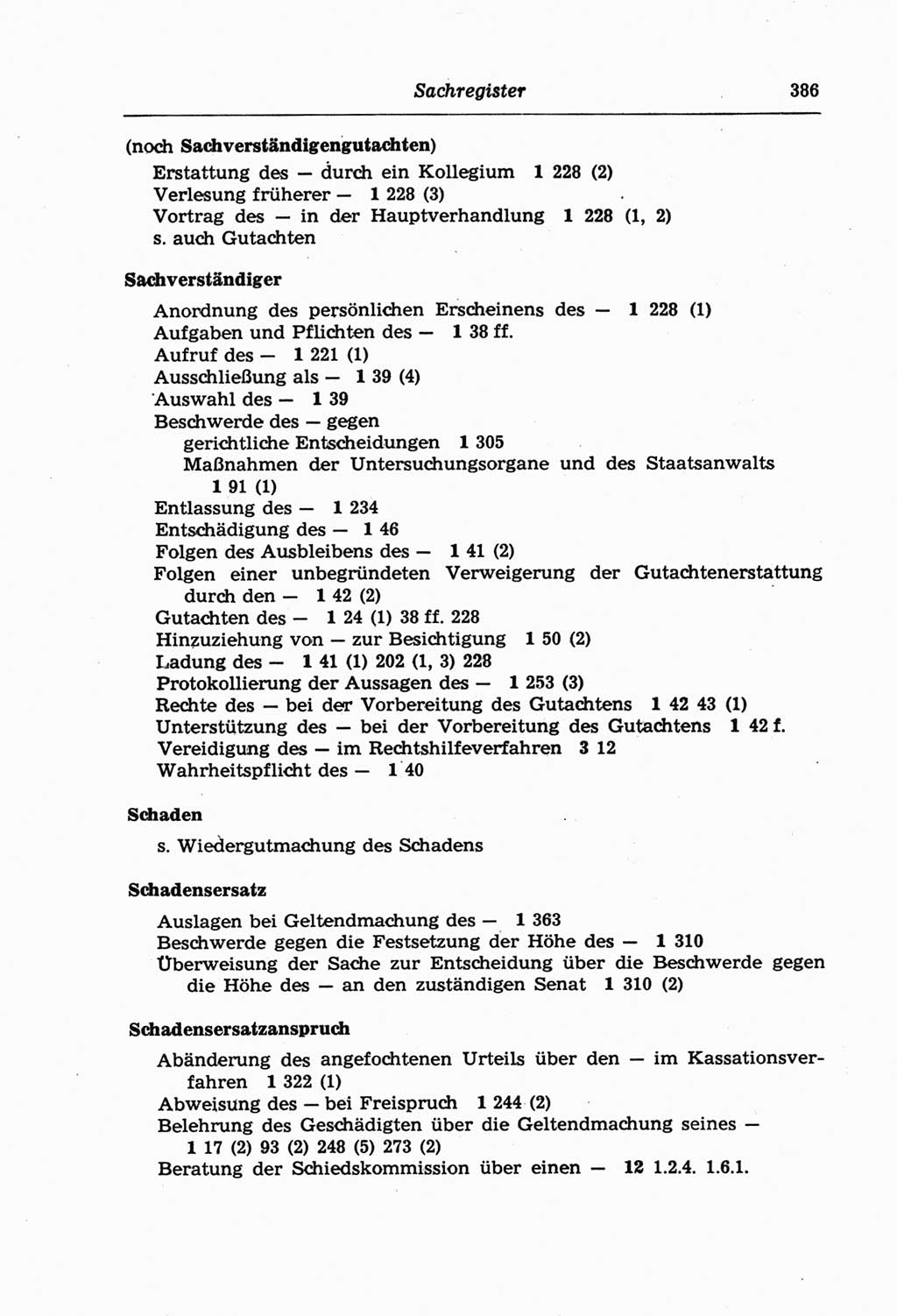 Strafprozeßordnung (StPO) der Deutschen Demokratischen Republik (DDR) und angrenzende Gesetze und Bestimmungen 1968, Seite 386 (StPO Ges. Bstgn. DDR 1968, S. 386)