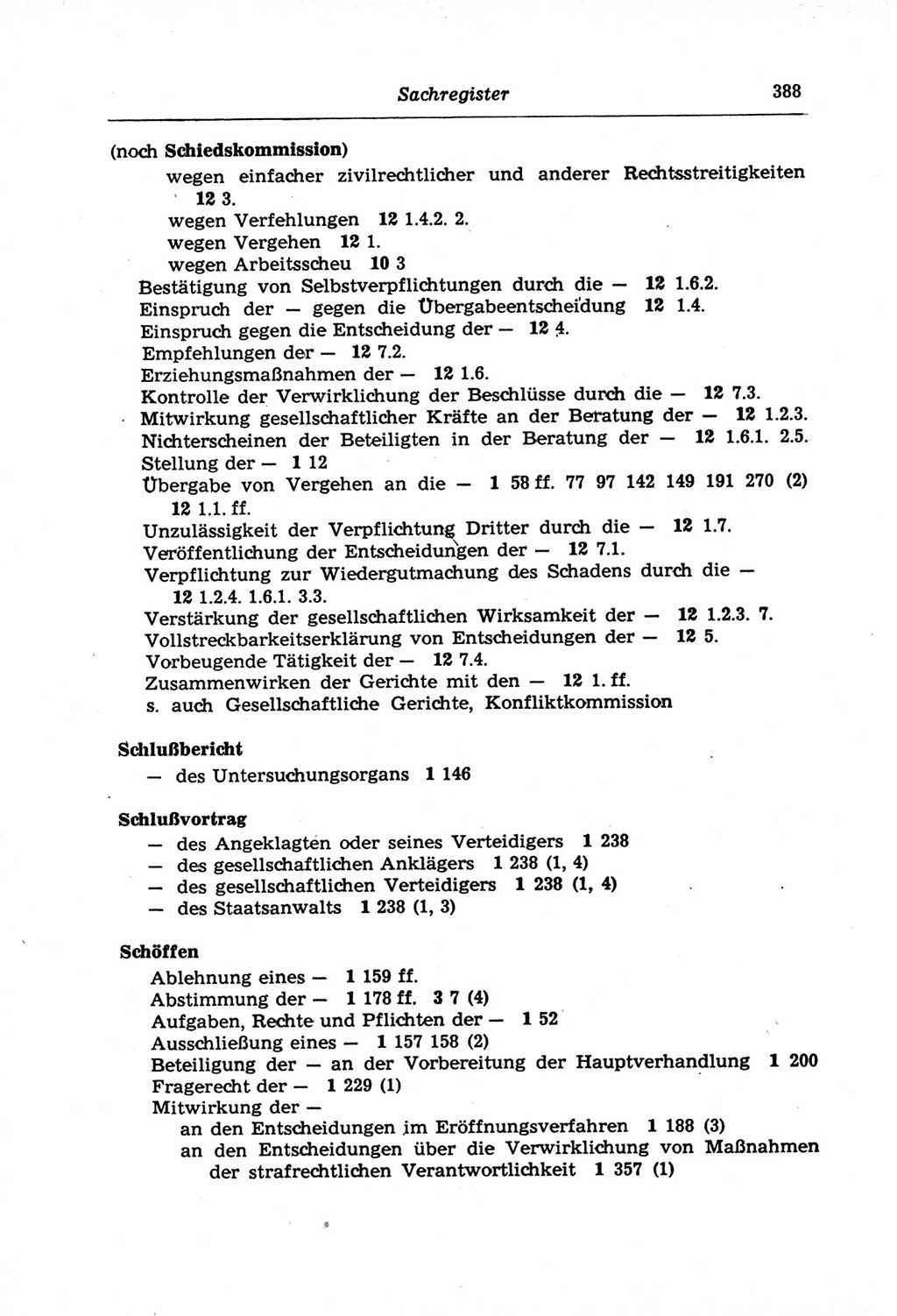 Strafprozeßordnung (StPO) der Deutschen Demokratischen Republik (DDR) und angrenzende Gesetze und Bestimmungen 1968, Seite 388 (StPO Ges. Bstgn. DDR 1968, S. 388)