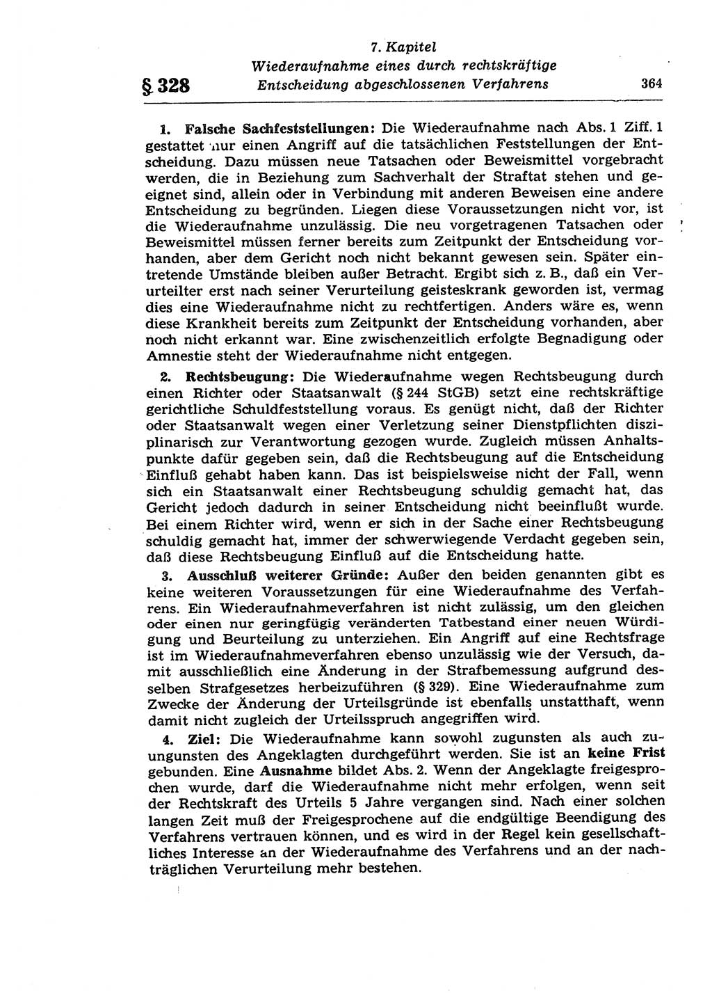 Strafprozeßrecht der DDR (Deutsche Demokratische Republik), Lehrkommentar zur Strafprozeßordnung (StPO) 1968, Seite 364 (Strafprozeßr. DDR Lehrkomm. StPO 19688, S. 364)