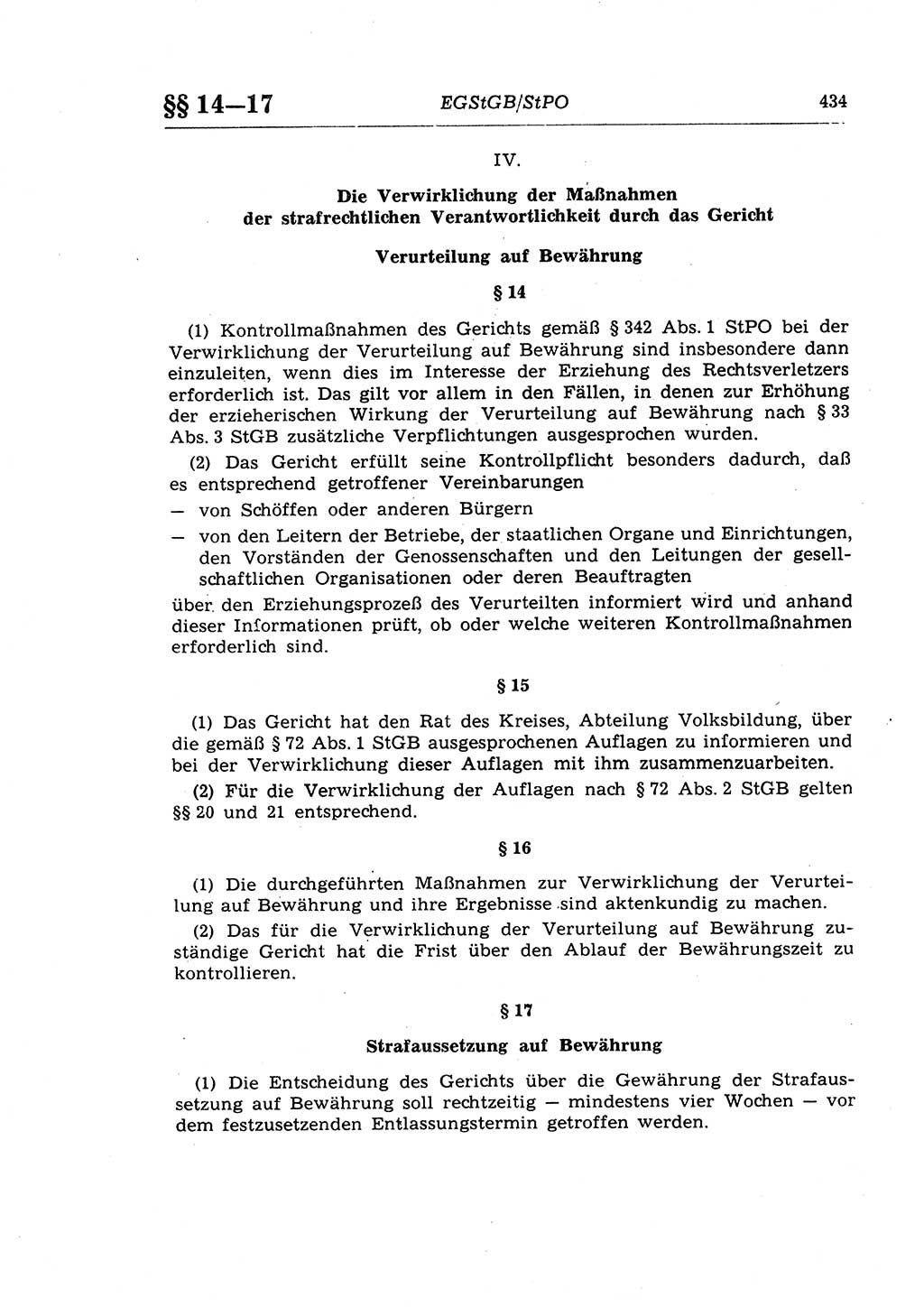 Strafprozeßrecht der DDR (Deutsche Demokratische Republik), Lehrkommentar zur Strafprozeßordnung (StPO) 1968, Seite 434 (Strafprozeßr. DDR Lehrkomm. StPO 19688, S. 434)