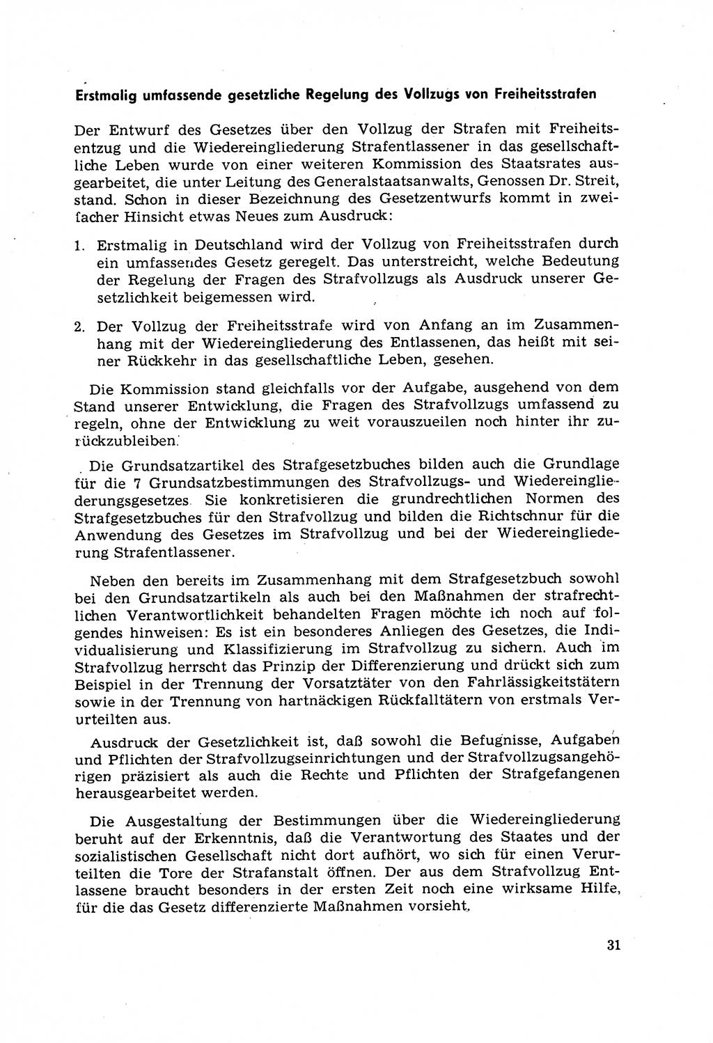Strafrecht [Deutsche Demokratische Republik (DDR)] 1968, Seite 31 (Strafr. DDR 1968, S. 31)