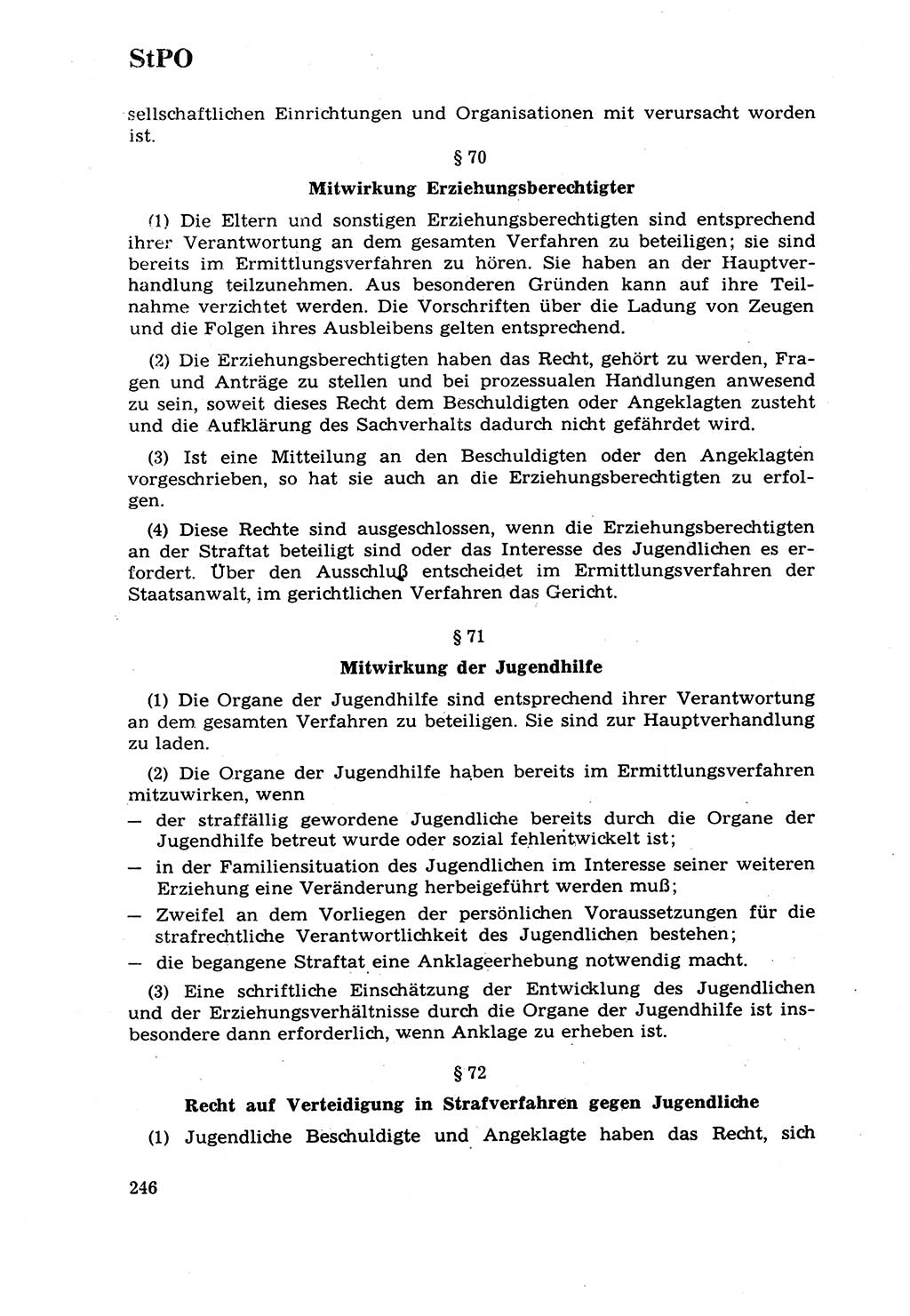 Strafrecht [Deutsche Demokratische Republik (DDR)] 1968, Seite 246 (Strafr. DDR 1968, S. 246)