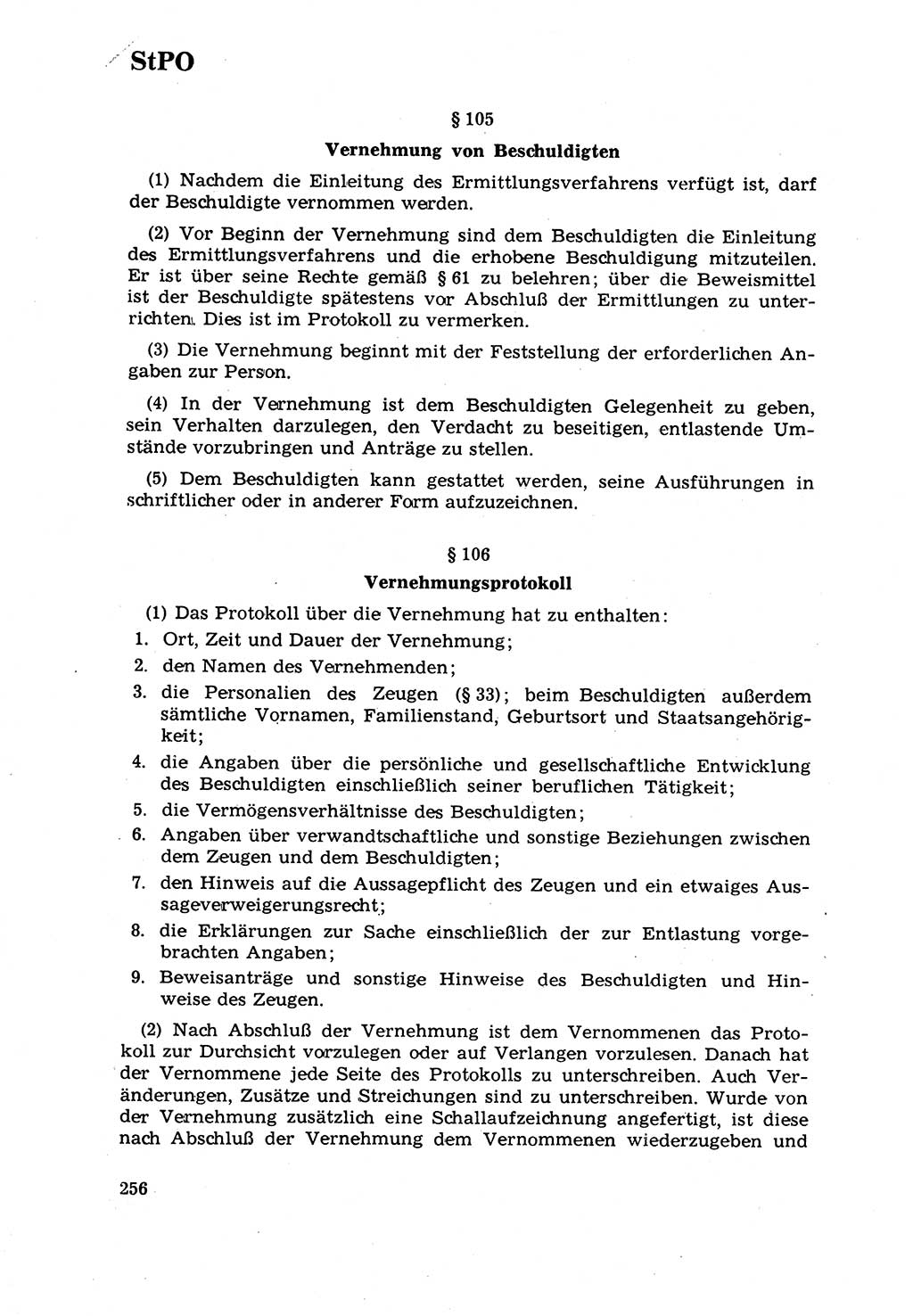 Strafrecht [Deutsche Demokratische Republik (DDR)] 1968, Seite 256 (Strafr. DDR 1968, S. 256)