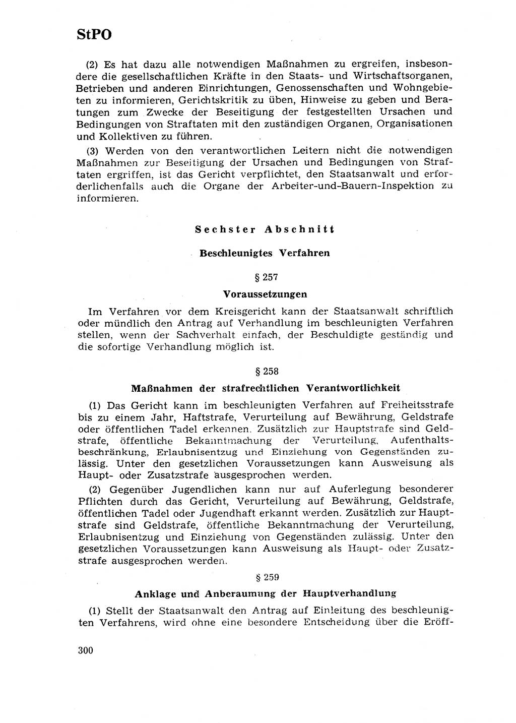 Strafrecht [Deutsche Demokratische Republik (DDR)] 1968, Seite 300 (Strafr. DDR 1968, S. 300)