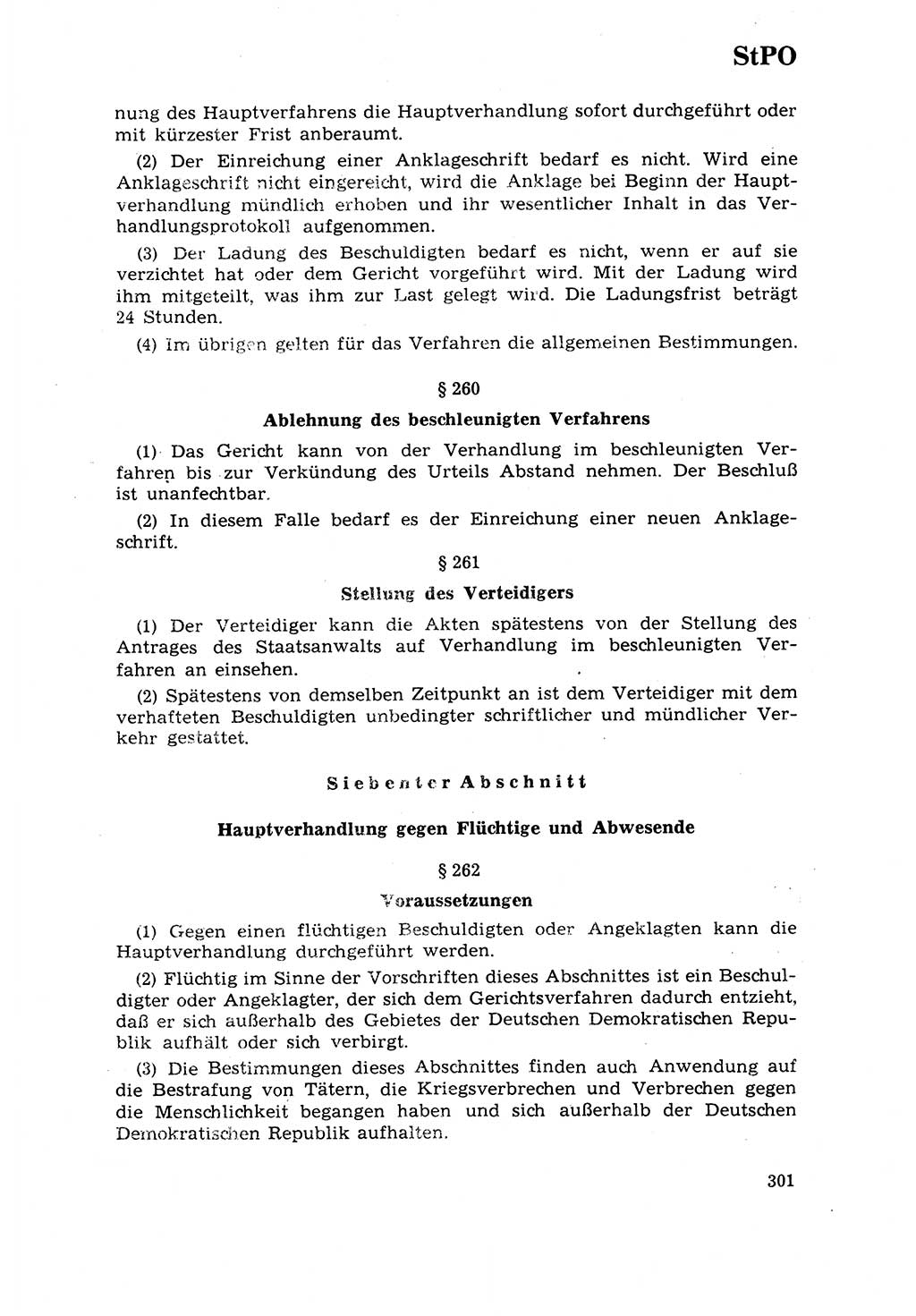 Strafrecht [Deutsche Demokratische Republik (DDR)] 1968, Seite 301 (Strafr. DDR 1968, S. 301)