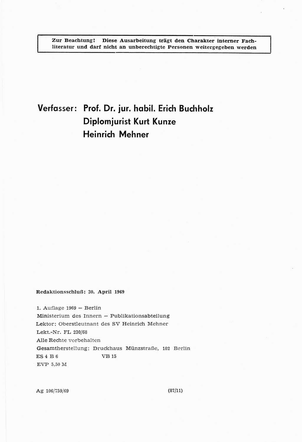 Strafvollzugs- und Wiedereingliederungsgesetz (SVWG) der Deutschen Demokratischen Republik (DDR) 1968, Seite 4 (SVWG DDR 1968, S. 4)