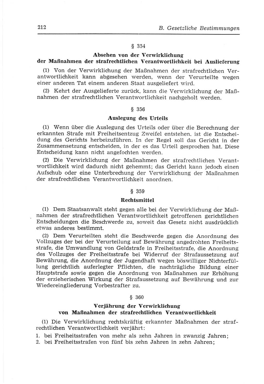 Strafvollzugs- und Wiedereingliederungsgesetz (SVWG) der Deutschen Demokratischen Republik (DDR) 1968, Seite 212 (SVWG DDR 1968, S. 212)
