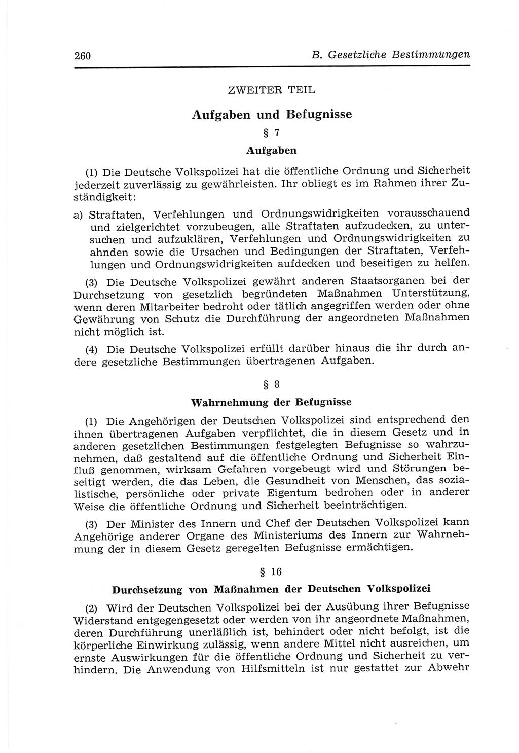 Strafvollzugs- und Wiedereingliederungsgesetz (SVWG) der Deutschen Demokratischen Republik (DDR) 1968, Seite 260 (SVWG DDR 1968, S. 260)