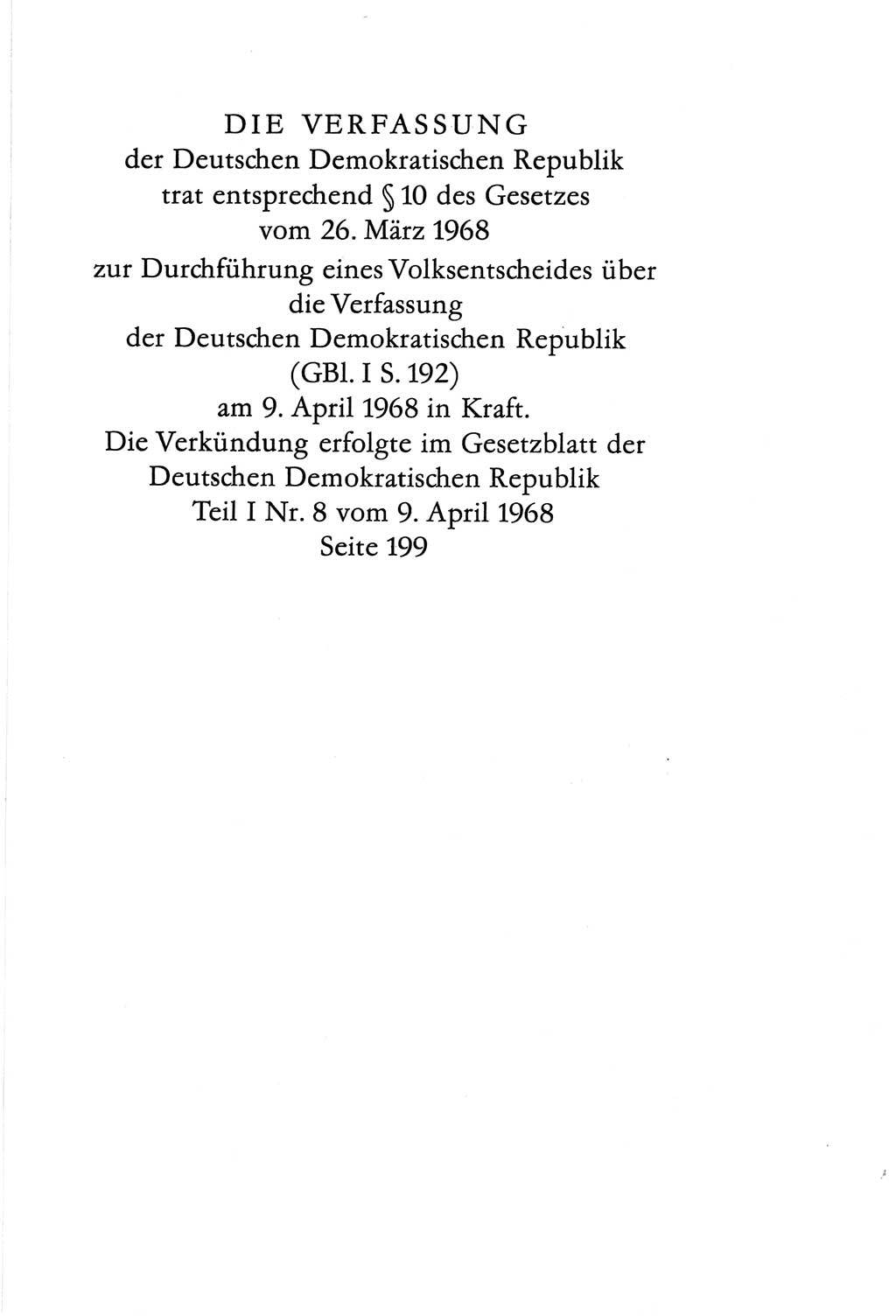 Verfassung der Deutschen Demokratischen Republik (DDR) vom 6. April 1968, Seite 79 (Verf. DDR 1968, S. 79)
