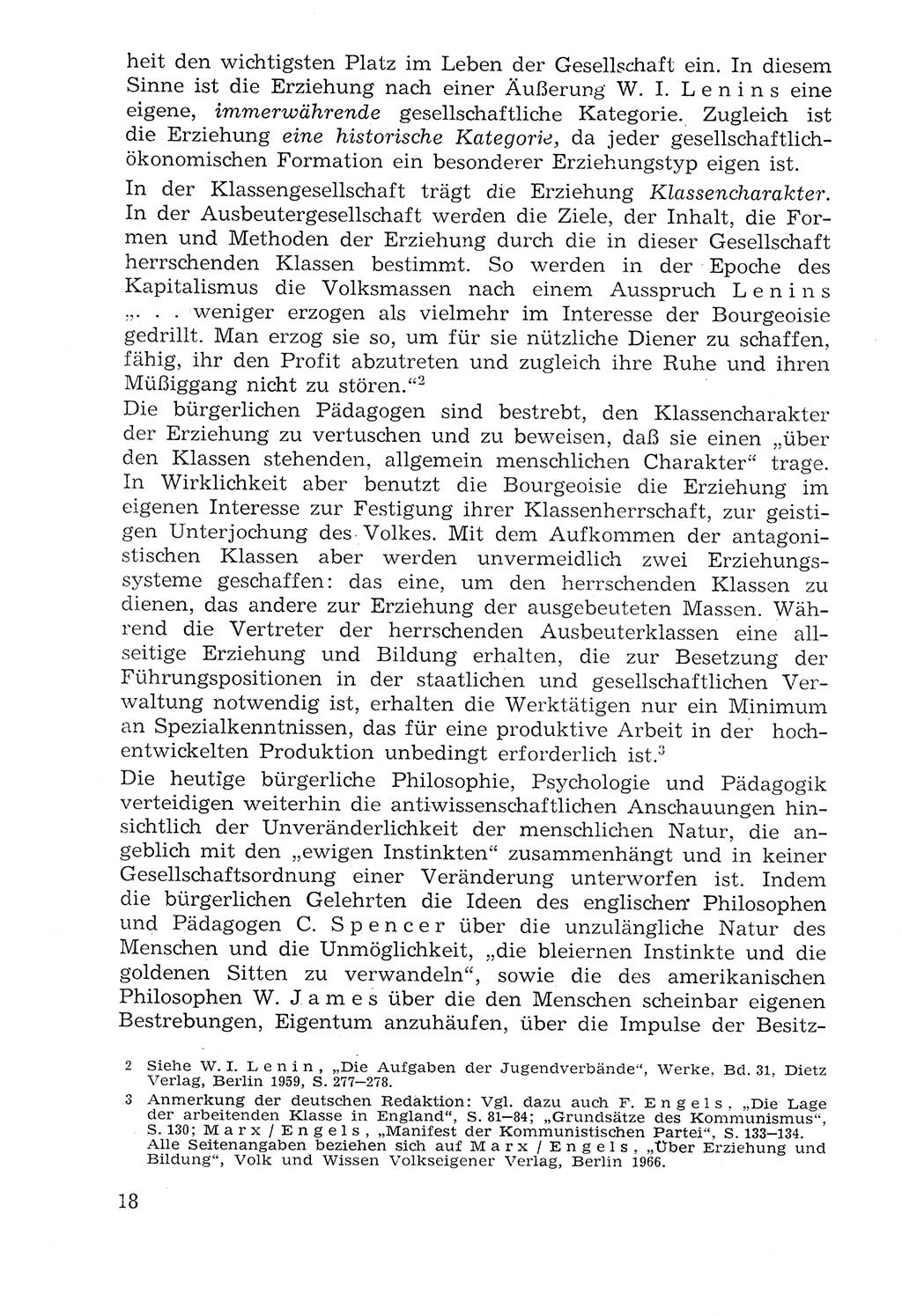 Lehrbuch der Strafvollzugspädagogik [Deutsche Demokratische Republik (DDR)] 1969, Seite 18 (Lb. SV-Pd. DDR 1969, S. 18)