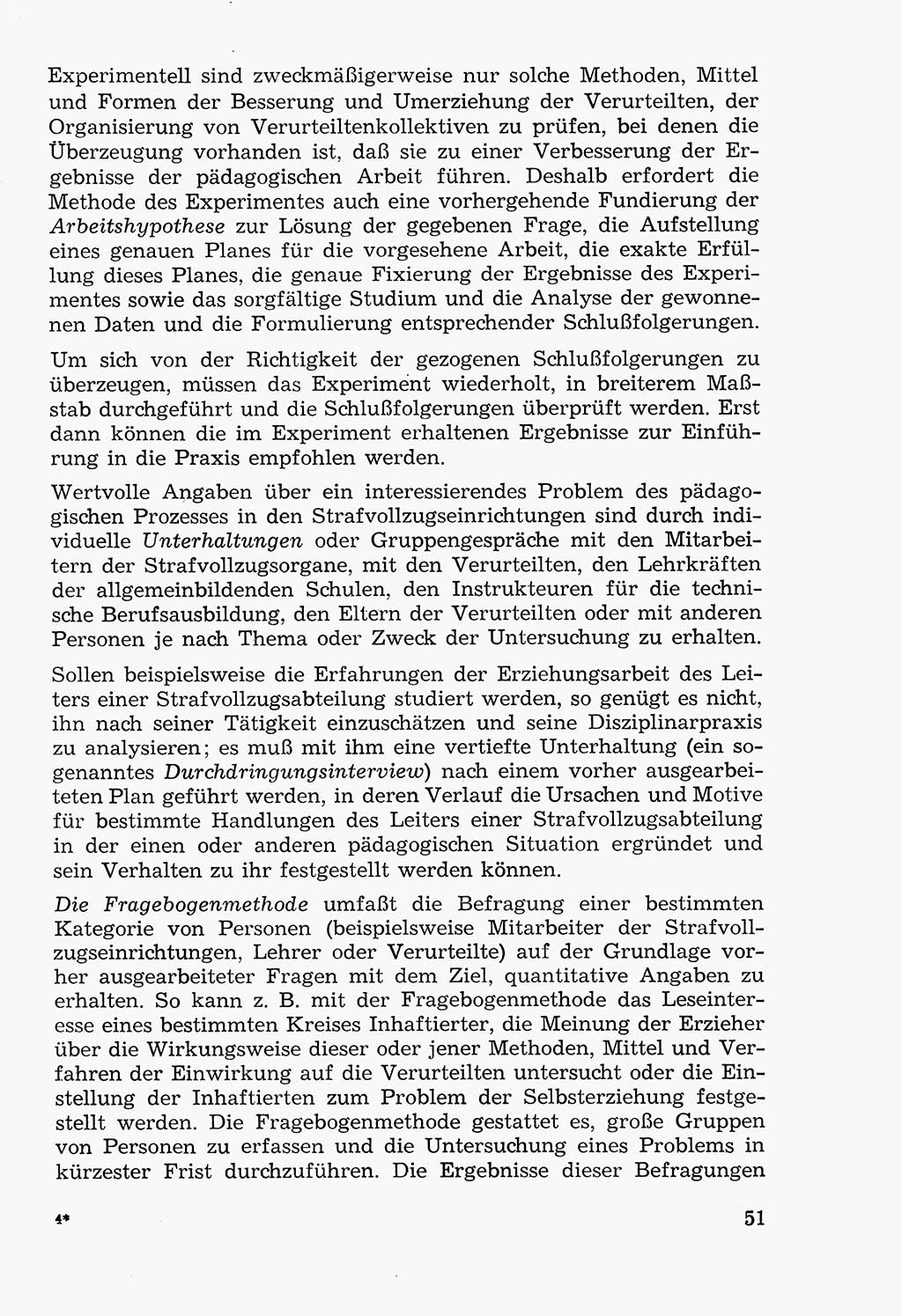 Lehrbuch der Strafvollzugspädagogik [Deutsche Demokratische Republik (DDR)] 1969, Seite 51 (Lb. SV-Pd. DDR 1969, S. 51)