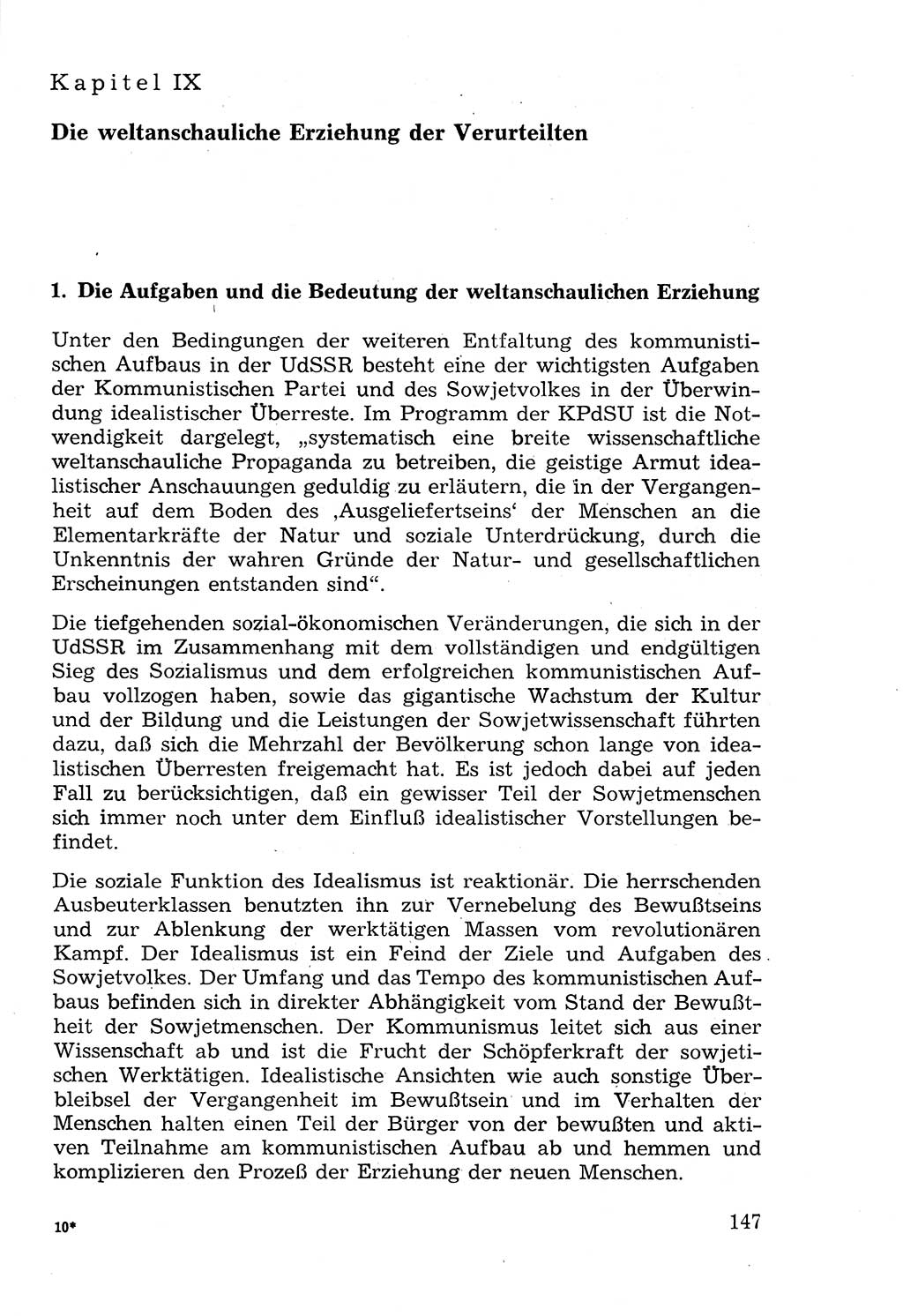 Lehrbuch der Strafvollzugspädagogik [Deutsche Demokratische Republik (DDR)] 1969, Seite 147 (Lb. SV-Pd. DDR 1969, S. 147)