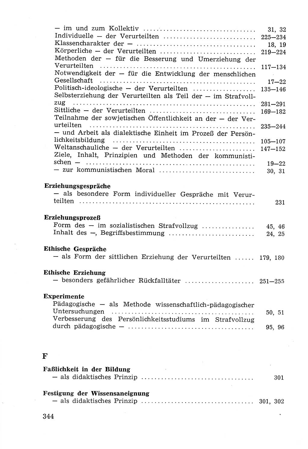Lehrbuch der Strafvollzugspädagogik [Deutsche Demokratische Republik (DDR)] 1969, Seite 344 (Lb. SV-Pd. DDR 1969, S. 344)