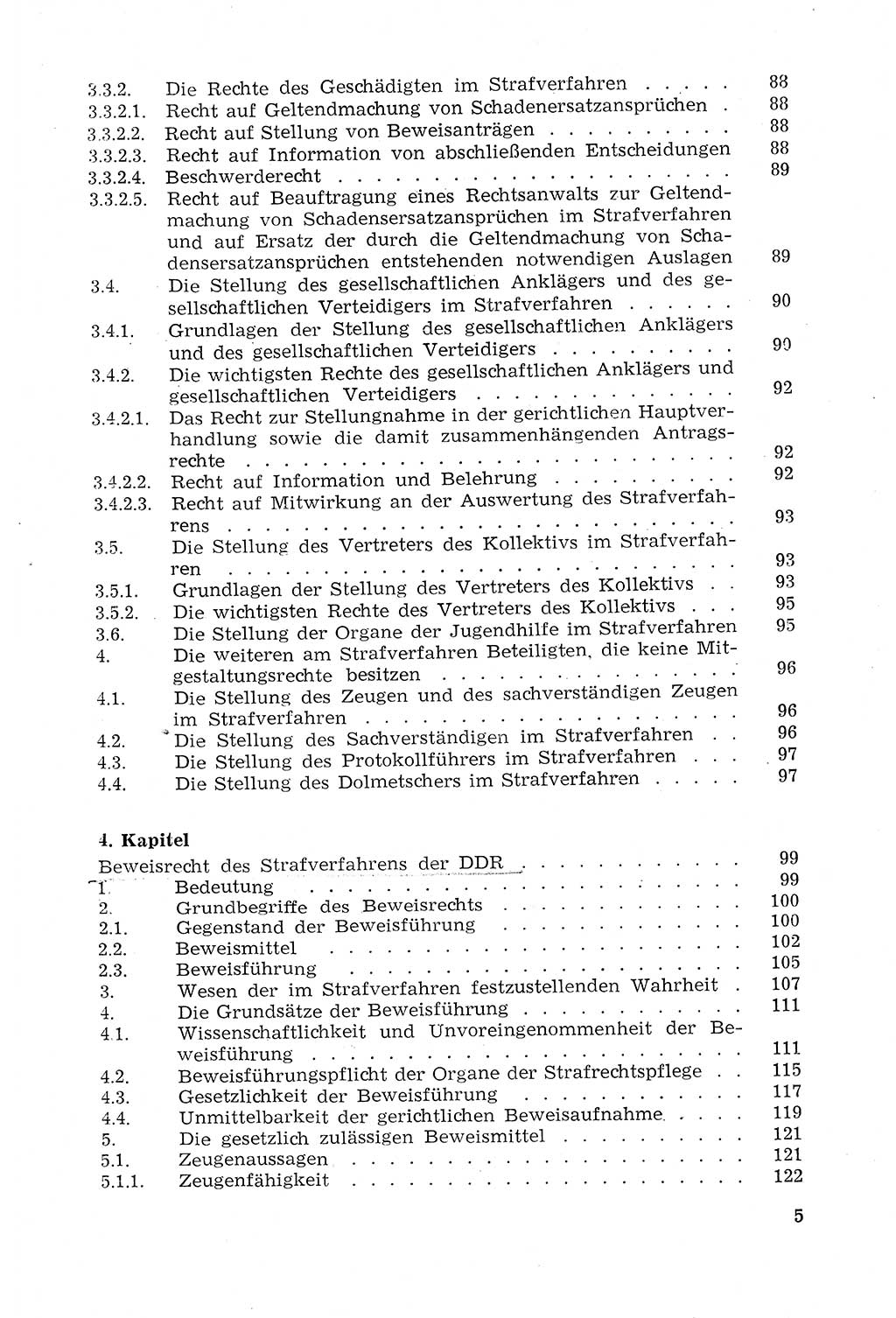 Strafprozeßrecht der DDR (Deutsche Demokratische Republik), Lehrmaterial 1969, Seite 5 (Strafprozeßr. DDR Lehrmat. 1969, S. 5)