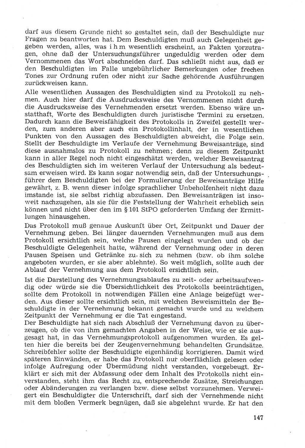 Strafprozeßrecht der DDR (Deutsche Demokratische Republik), Lehrmaterial 1969, Seite 147 (Strafprozeßr. DDR Lehrmat. 1969, S. 147)