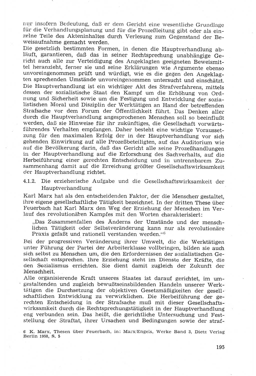 Strafprozeßrecht der DDR (Deutsche Demokratische Republik), Lehrmaterial 1969, Seite 195 (Strafprozeßr. DDR Lehrmat. 1969, S. 195)