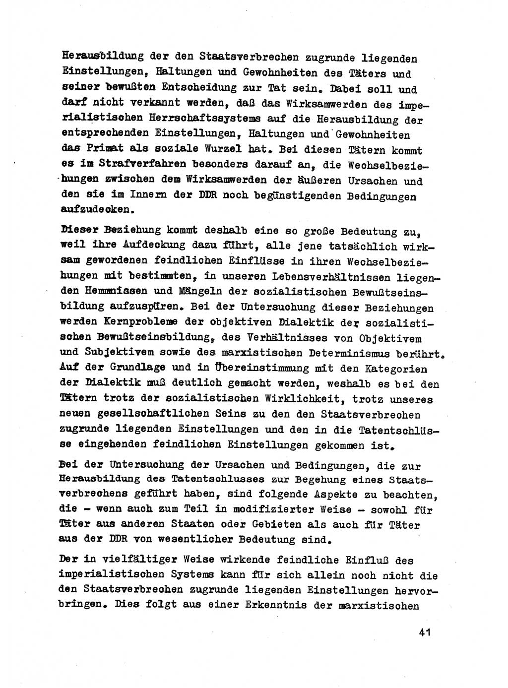 Strafrecht der DDR (Deutsche Demokratische Republik), Besonderer Teil, Lehrmaterial, Heft 2 1969, Seite 41 (Strafr. DDR BT Lehrmat. H. 2 1969, S. 41)