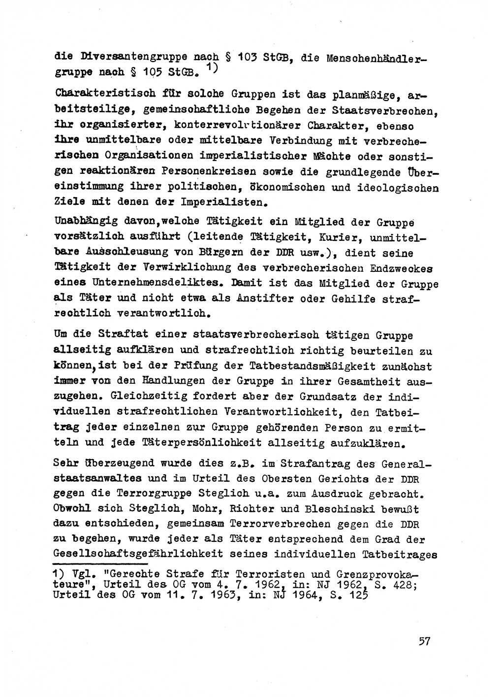 Strafrecht der DDR (Deutsche Demokratische Republik), Besonderer Teil, Lehrmaterial, Heft 2 1969, Seite 57 (Strafr. DDR BT Lehrmat. H. 2 1969, S. 57)