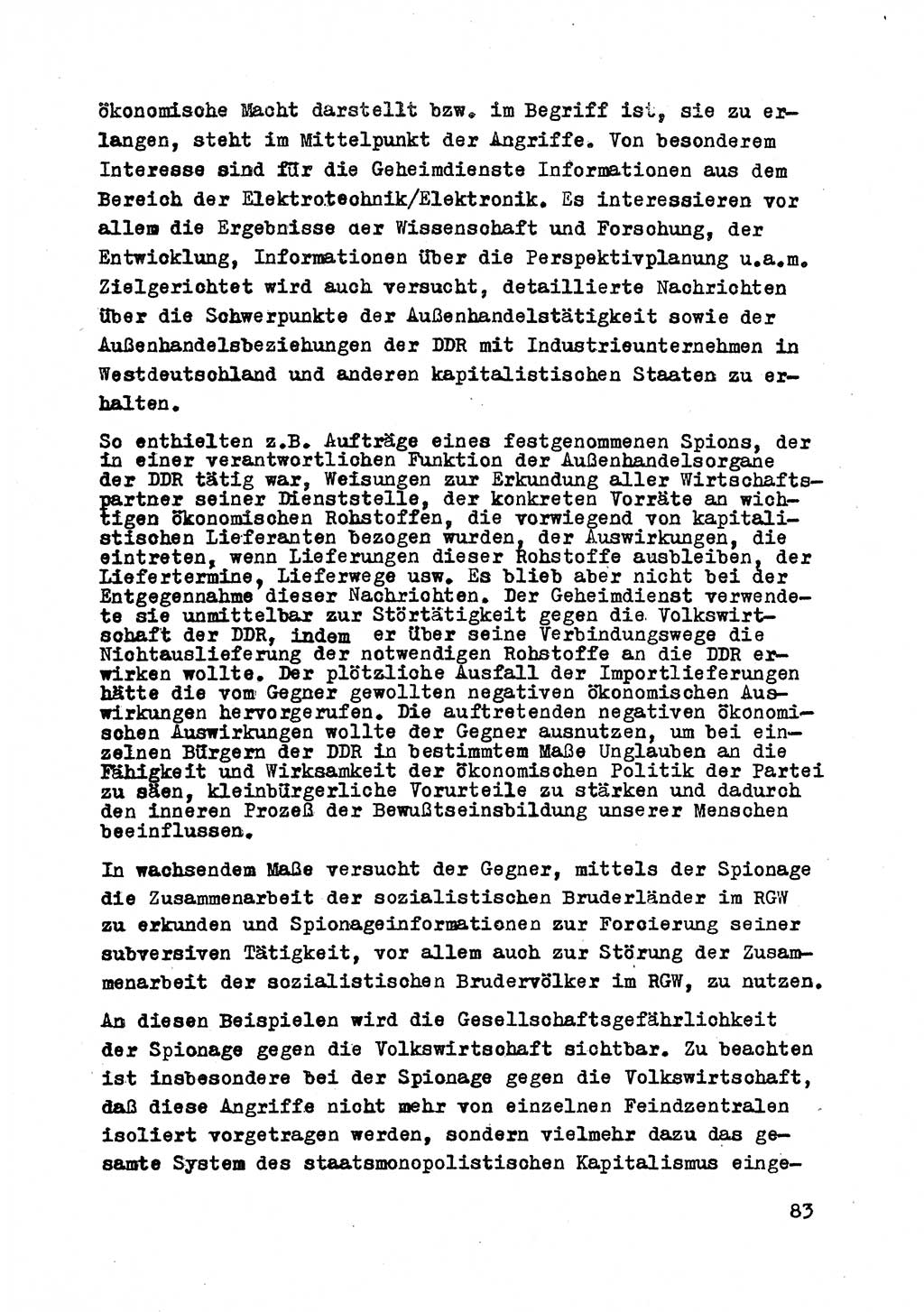Strafrecht der DDR (Deutsche Demokratische Republik), Besonderer Teil, Lehrmaterial, Heft 2 1969, Seite 83 (Strafr. DDR BT Lehrmat. H. 2 1969, S. 83)