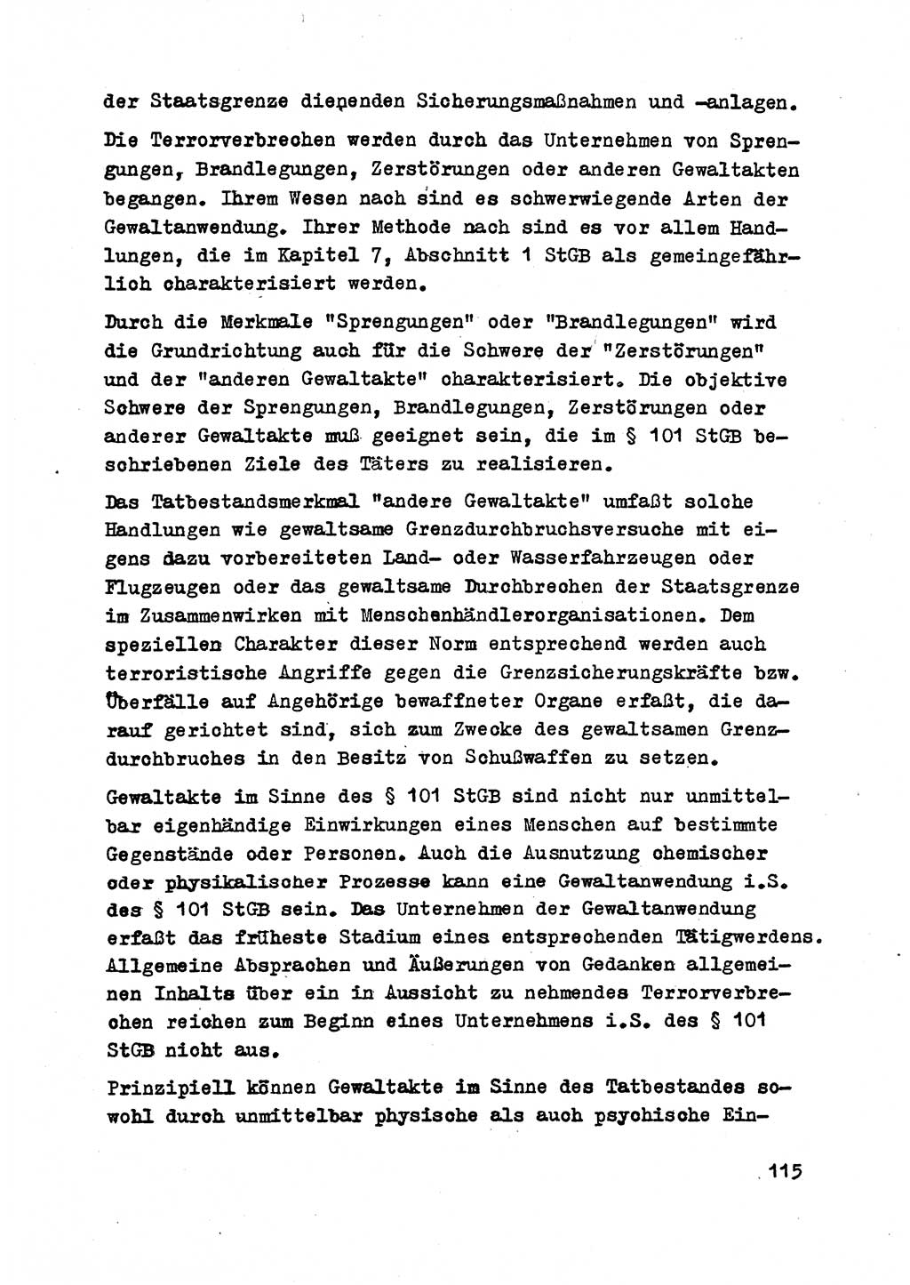 Strafrecht der DDR (Deutsche Demokratische Republik), Besonderer Teil, Lehrmaterial, Heft 2 1969, Seite 115 (Strafr. DDR BT Lehrmat. H. 2 1969, S. 115)