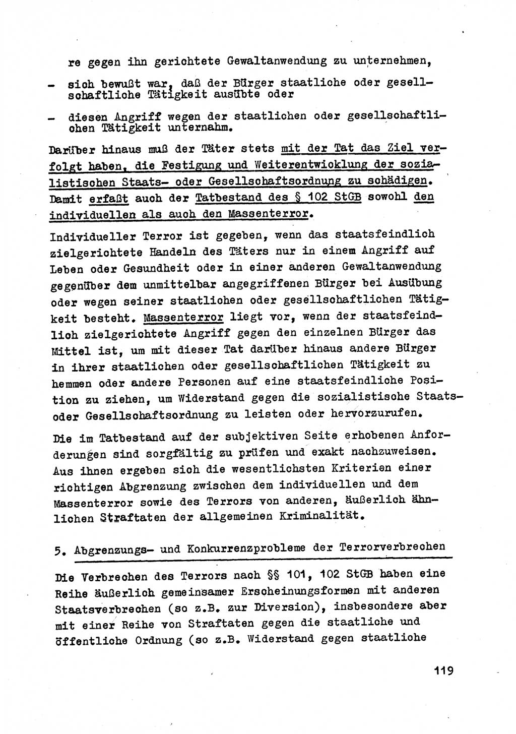 Strafrecht der DDR (Deutsche Demokratische Republik), Besonderer Teil, Lehrmaterial, Heft 2 1969, Seite 119 (Strafr. DDR BT Lehrmat. H. 2 1969, S. 119)