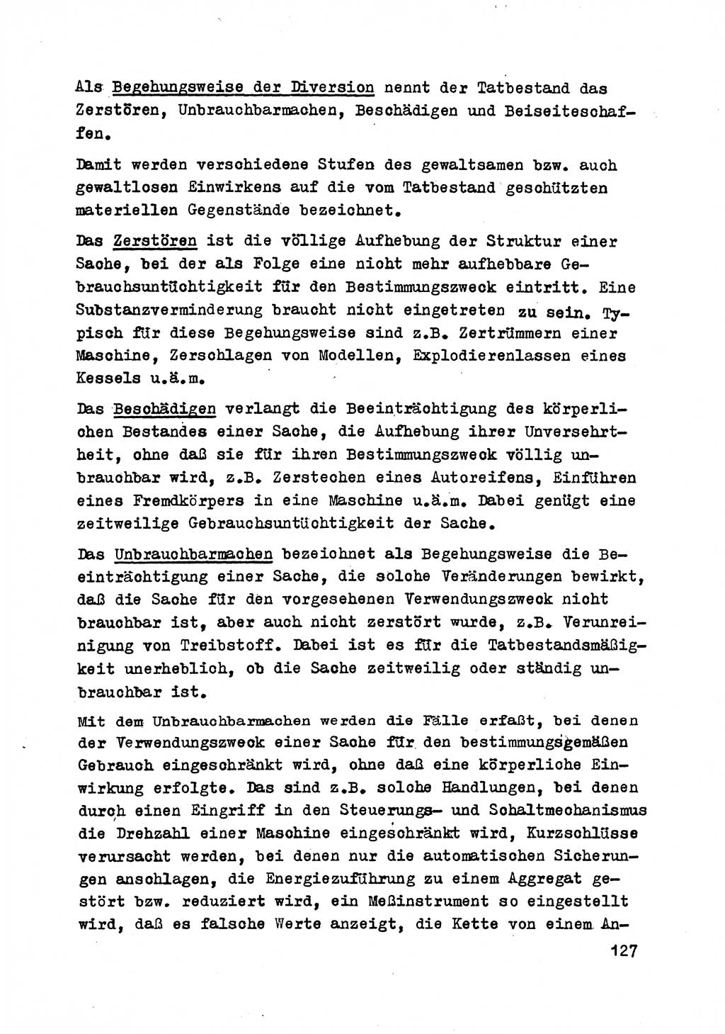 Strafrecht der DDR (Deutsche Demokratische Republik), Besonderer Teil, Lehrmaterial, Heft 2 1969, Seite 127 (Strafr. DDR BT Lehrmat. H. 2 1969, S. 127)