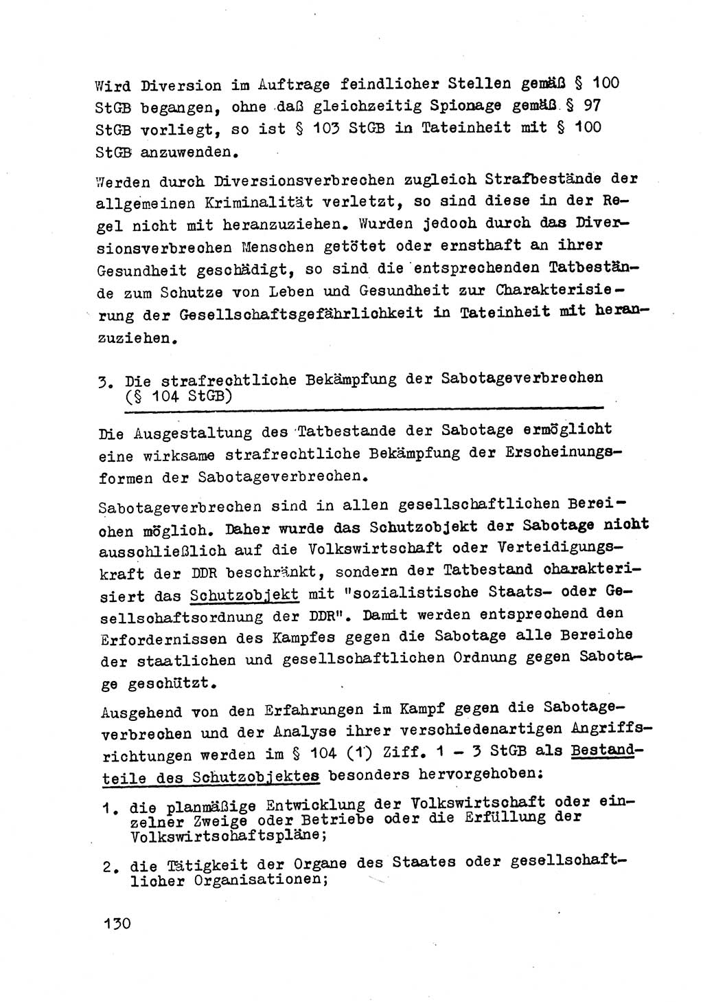 Strafrecht der DDR (Deutsche Demokratische Republik), Besonderer Teil, Lehrmaterial, Heft 2 1969, Seite 130 (Strafr. DDR BT Lehrmat. H. 2 1969, S. 130)